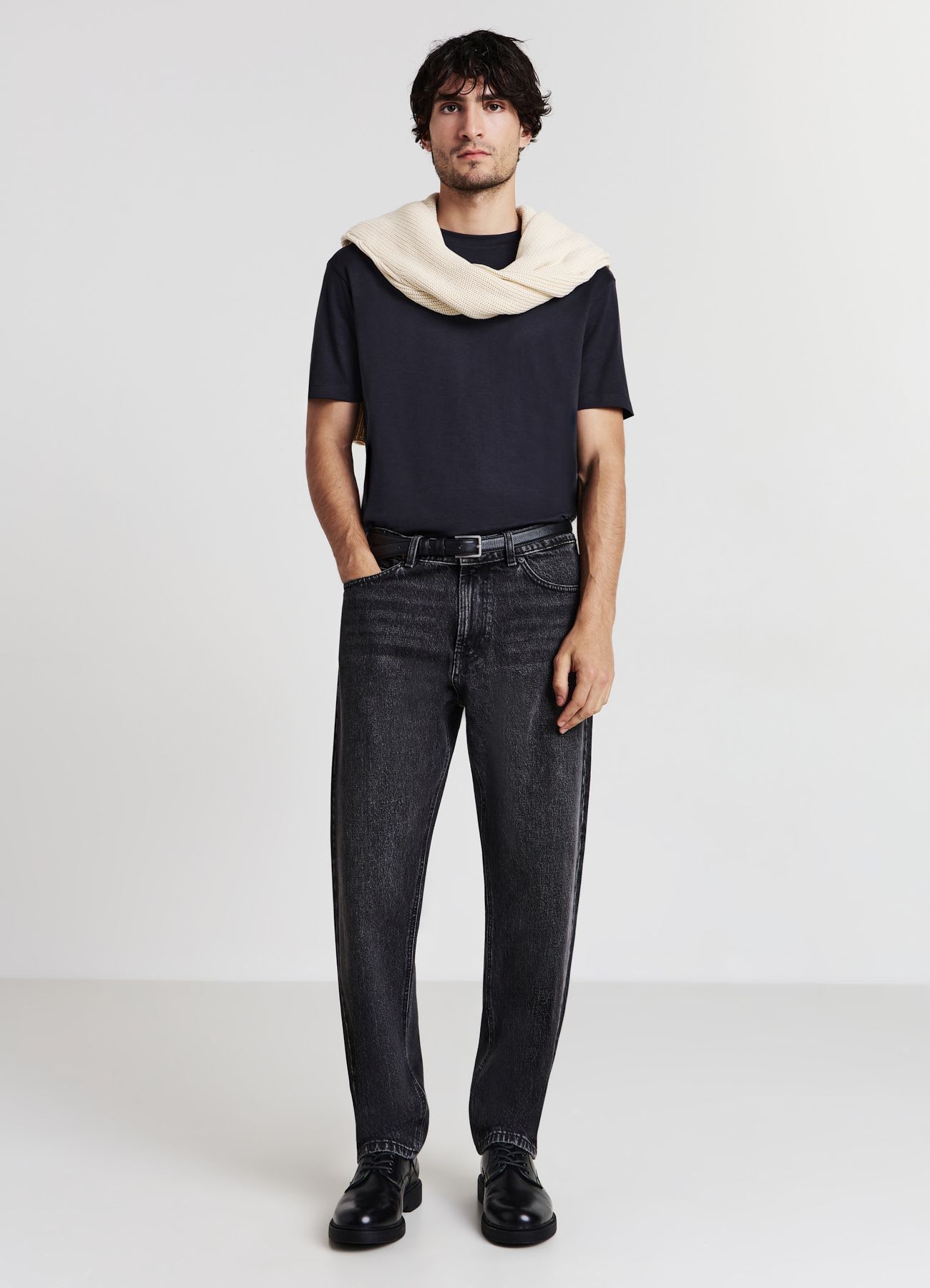 T-shirt girocollo in cotone