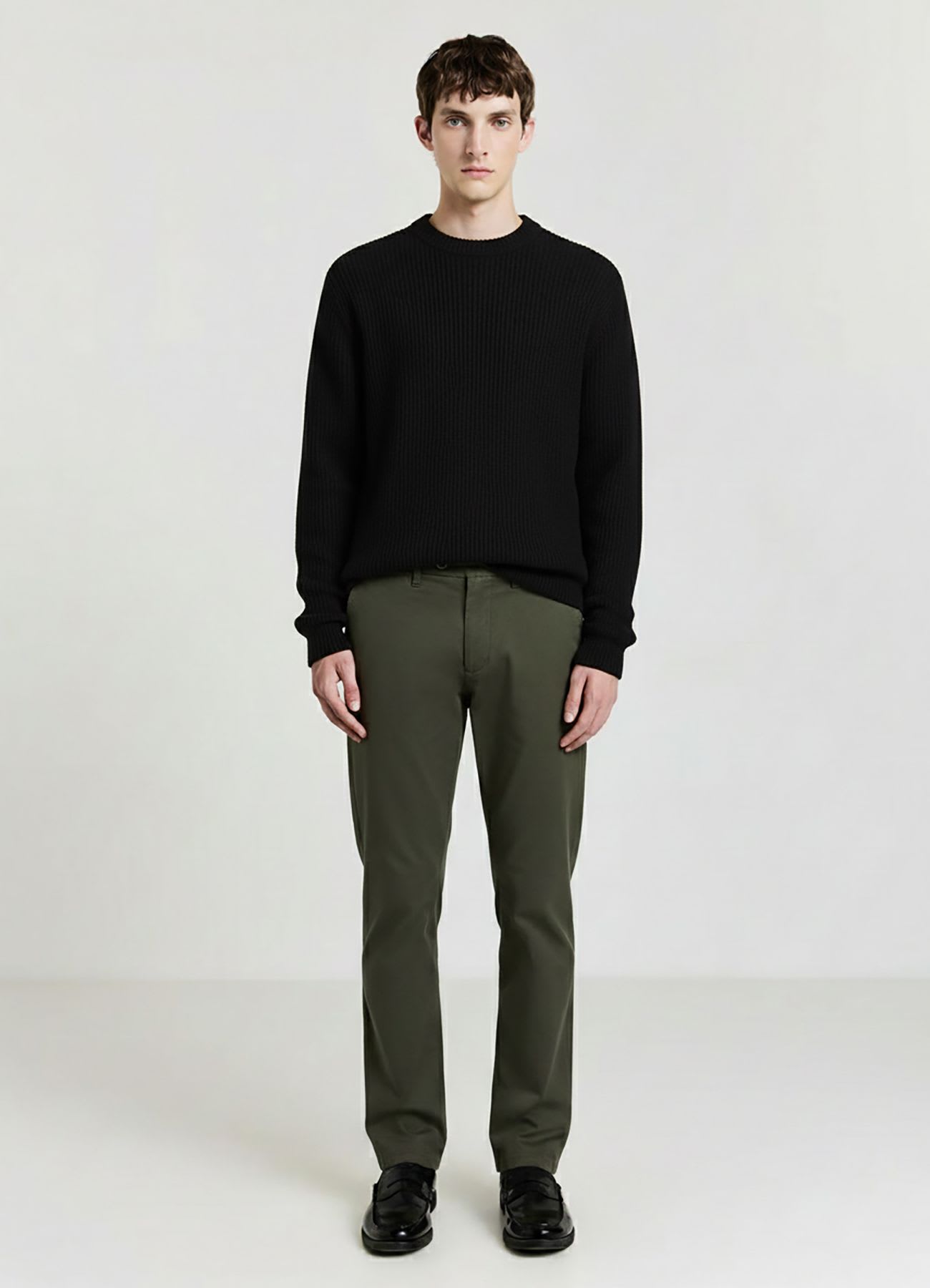 Pantaloni chino in fustagno