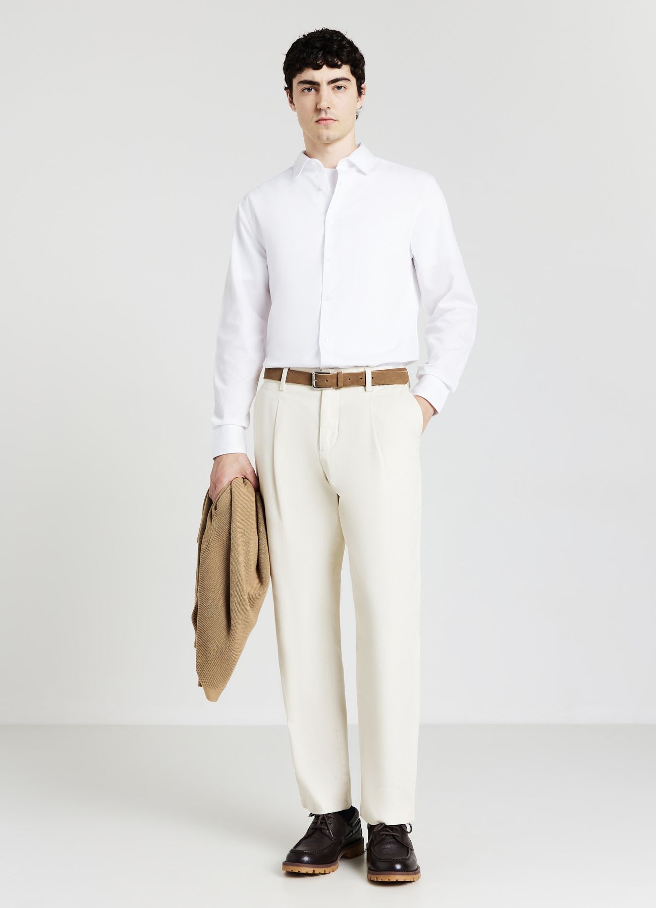Camicia tessuto cotone operato