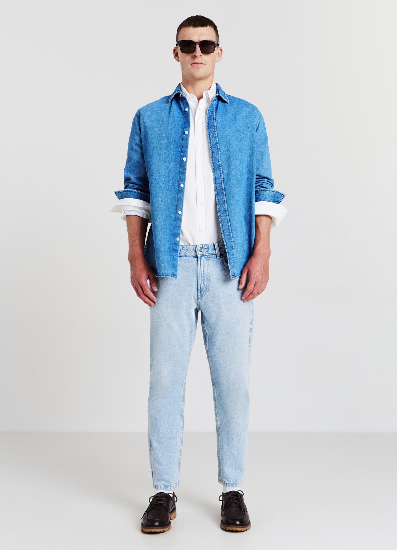 Jeans cropped slavati