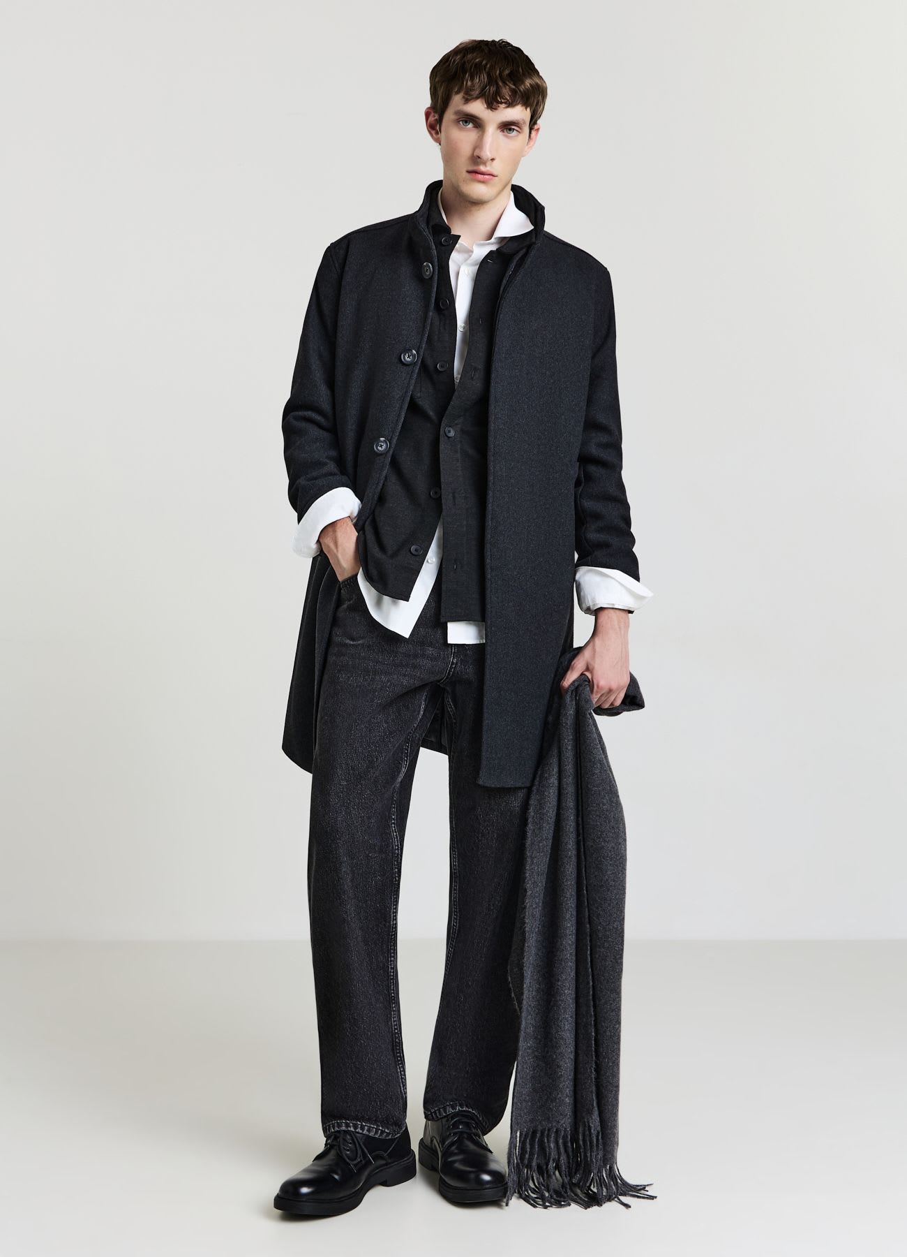 Cappotto chiusura nascosta