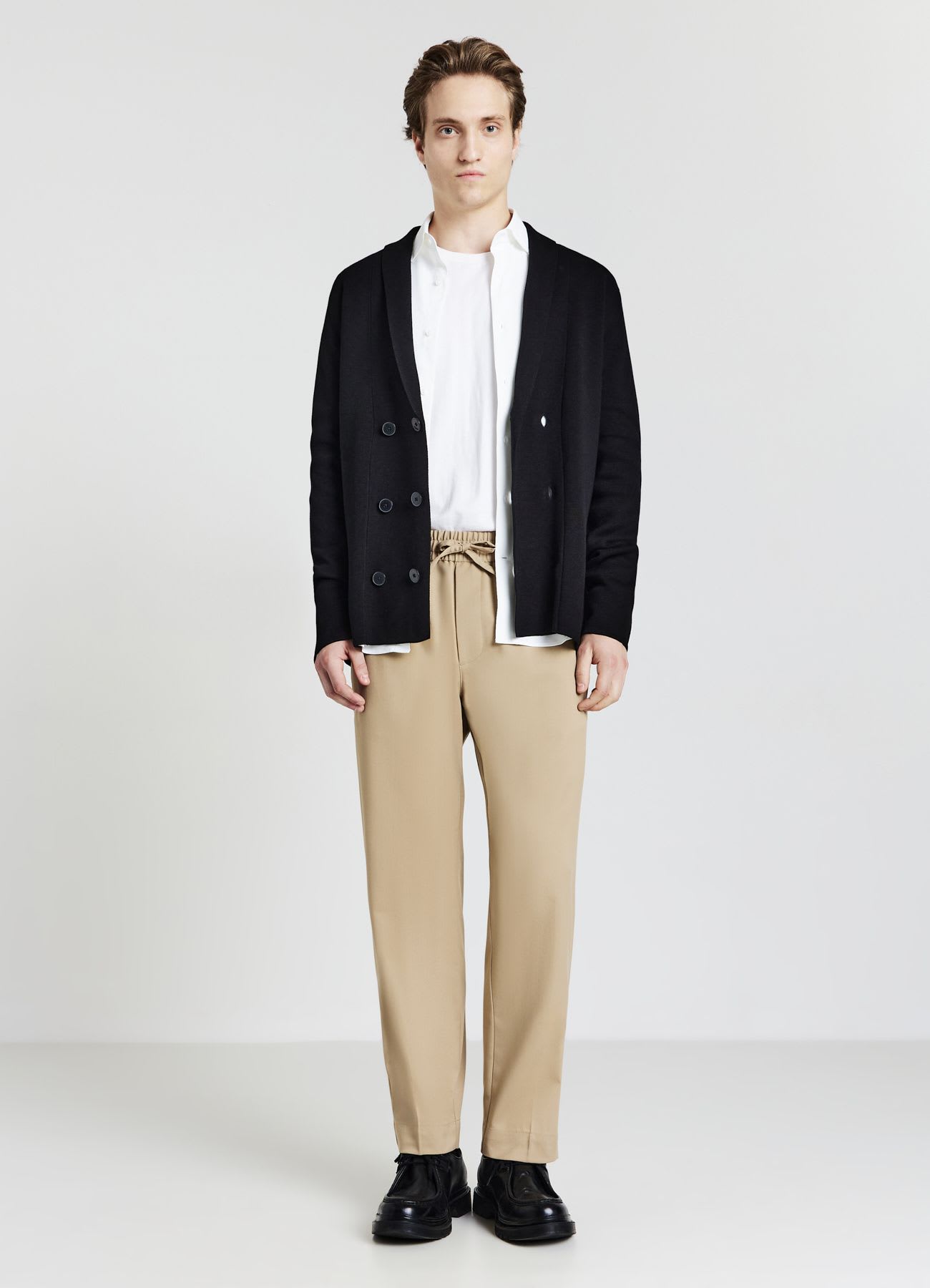 Pantaloni jogger tinta unita