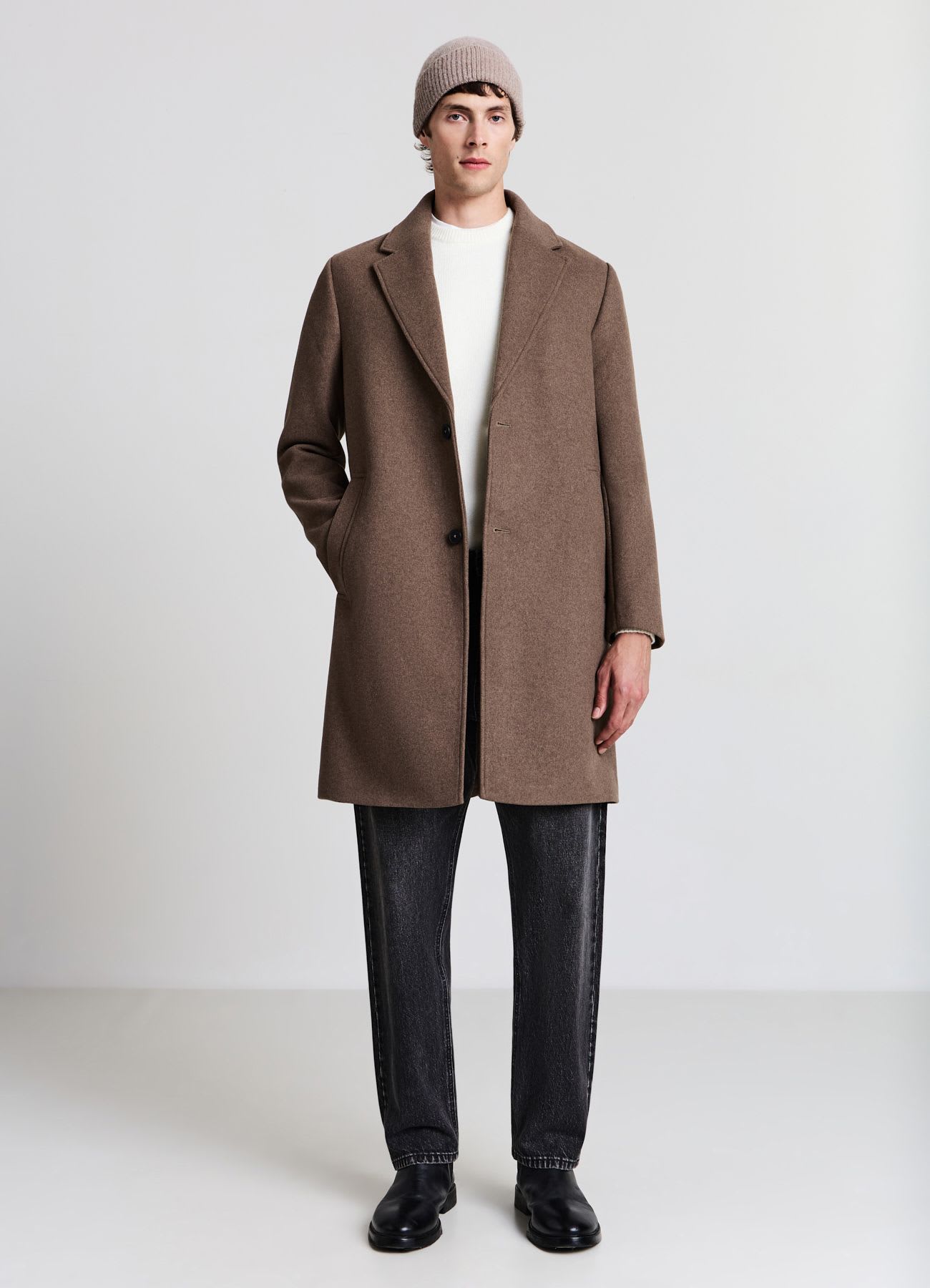 Cappotto monopetto elegante