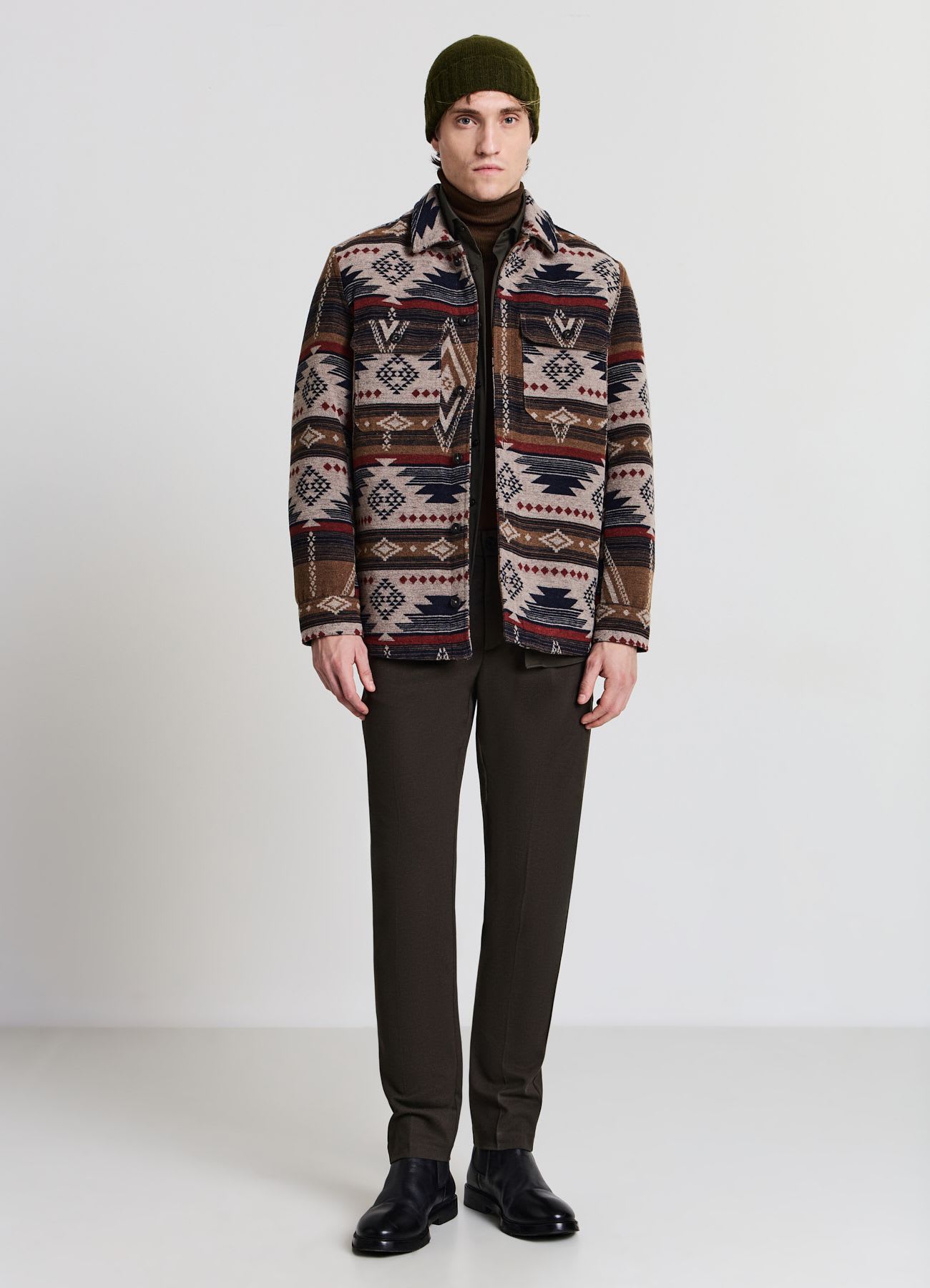 Shacket con stampa navajo