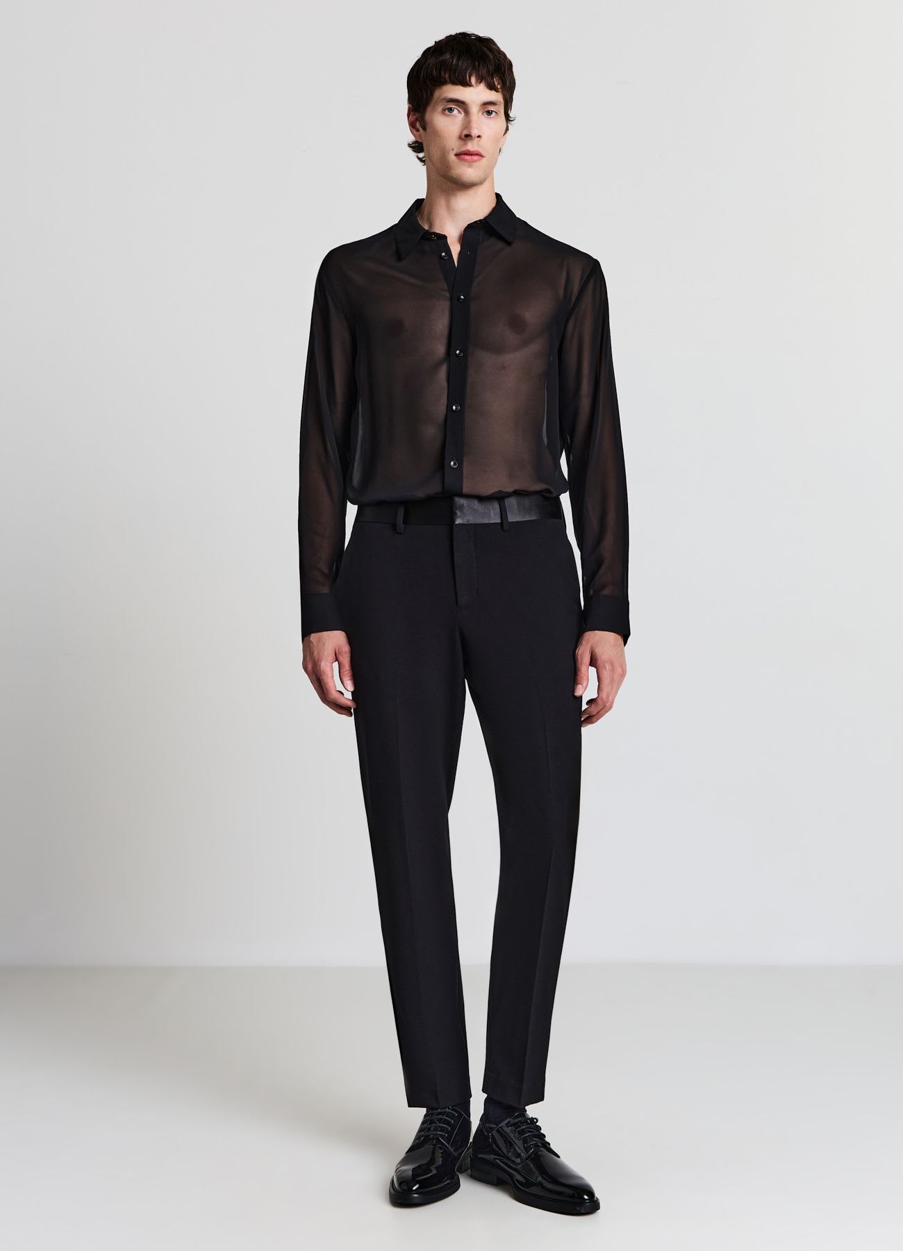 Camicia tessuto georgette