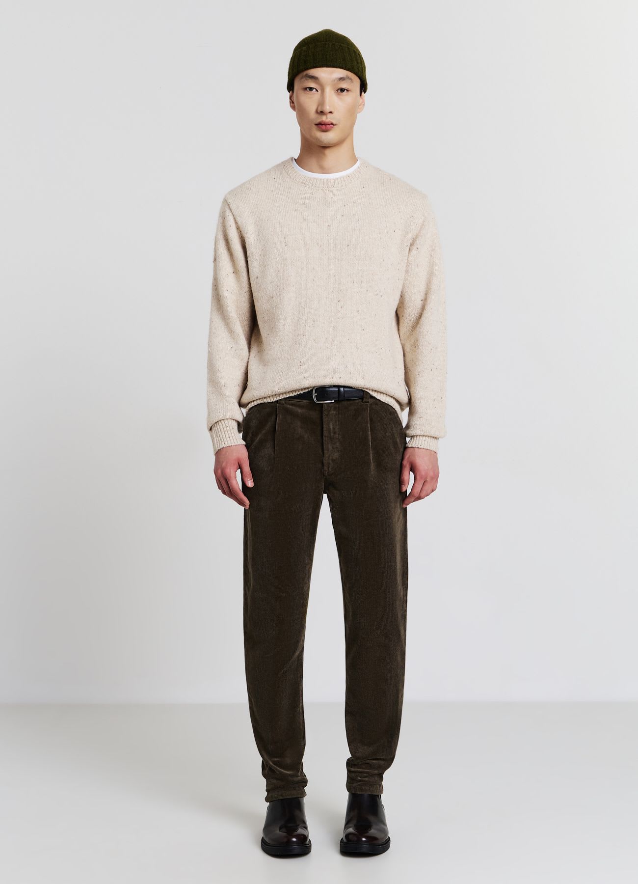 Pantaloni chino tinta unita