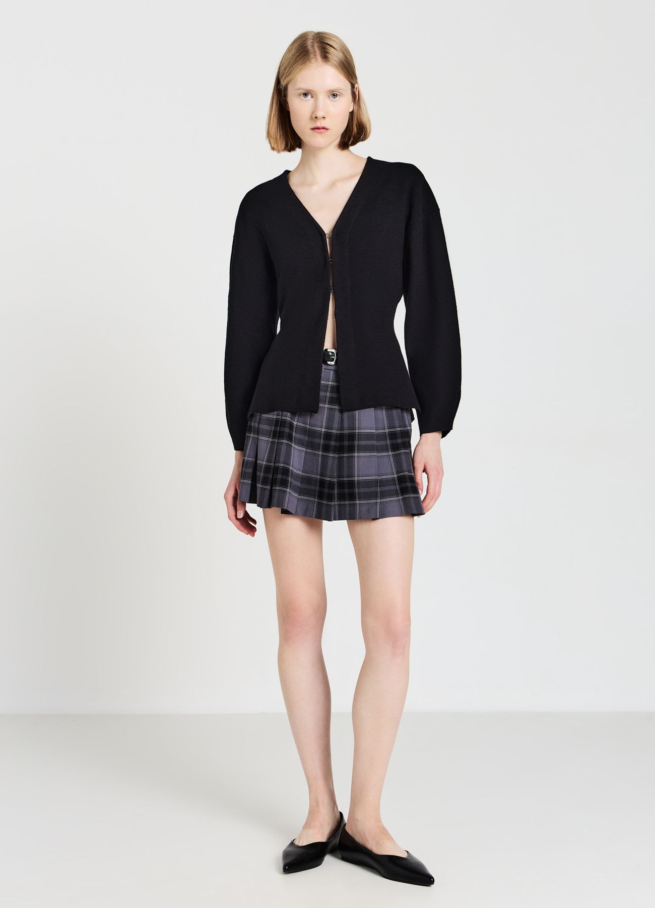 Cardigan scollo a V