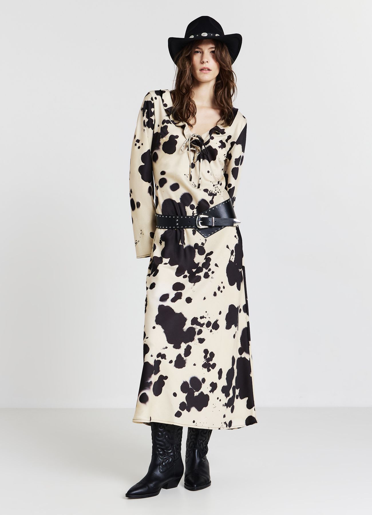 Vestito fantasia rouches