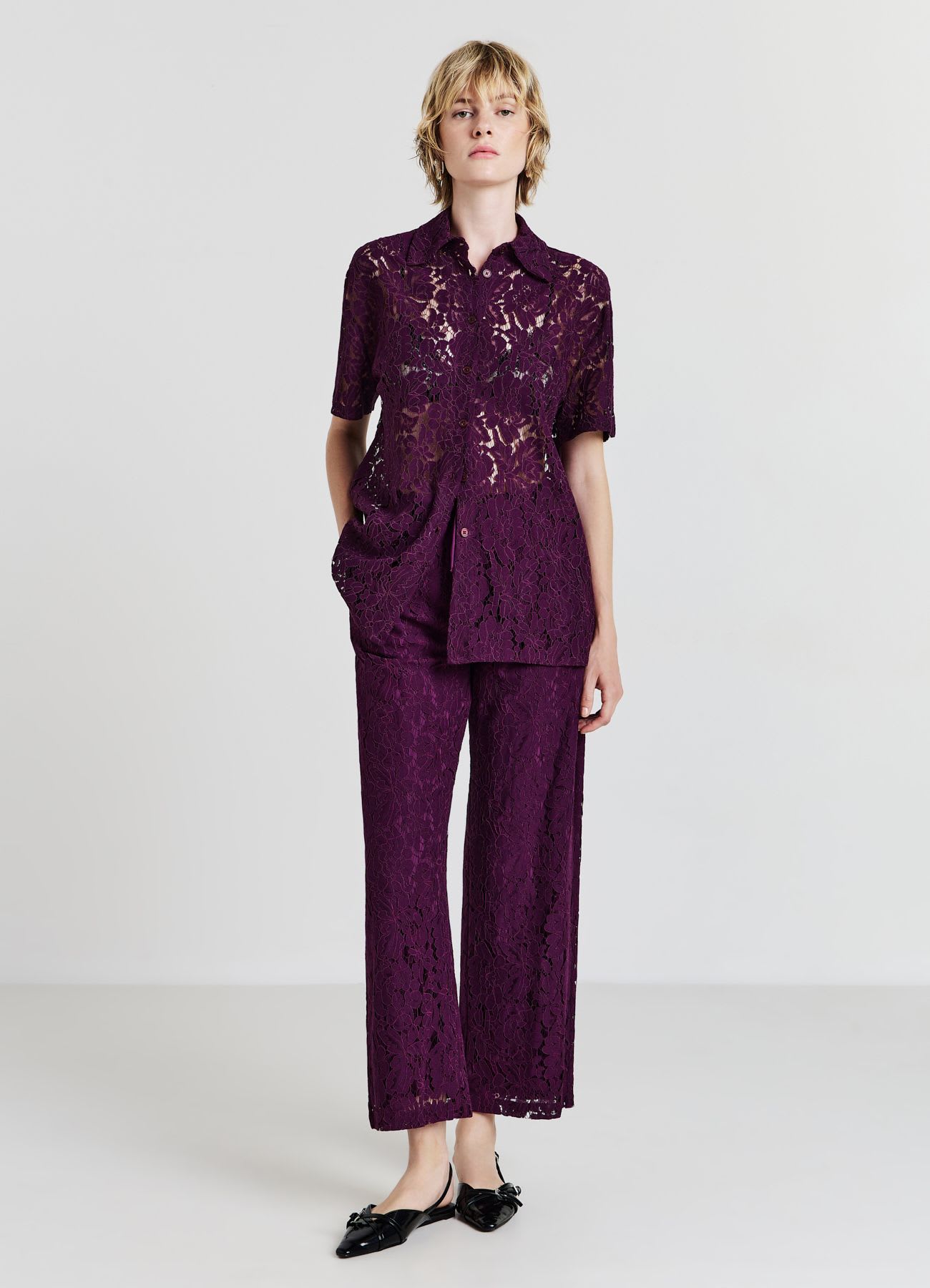 Camicia in pizzo
