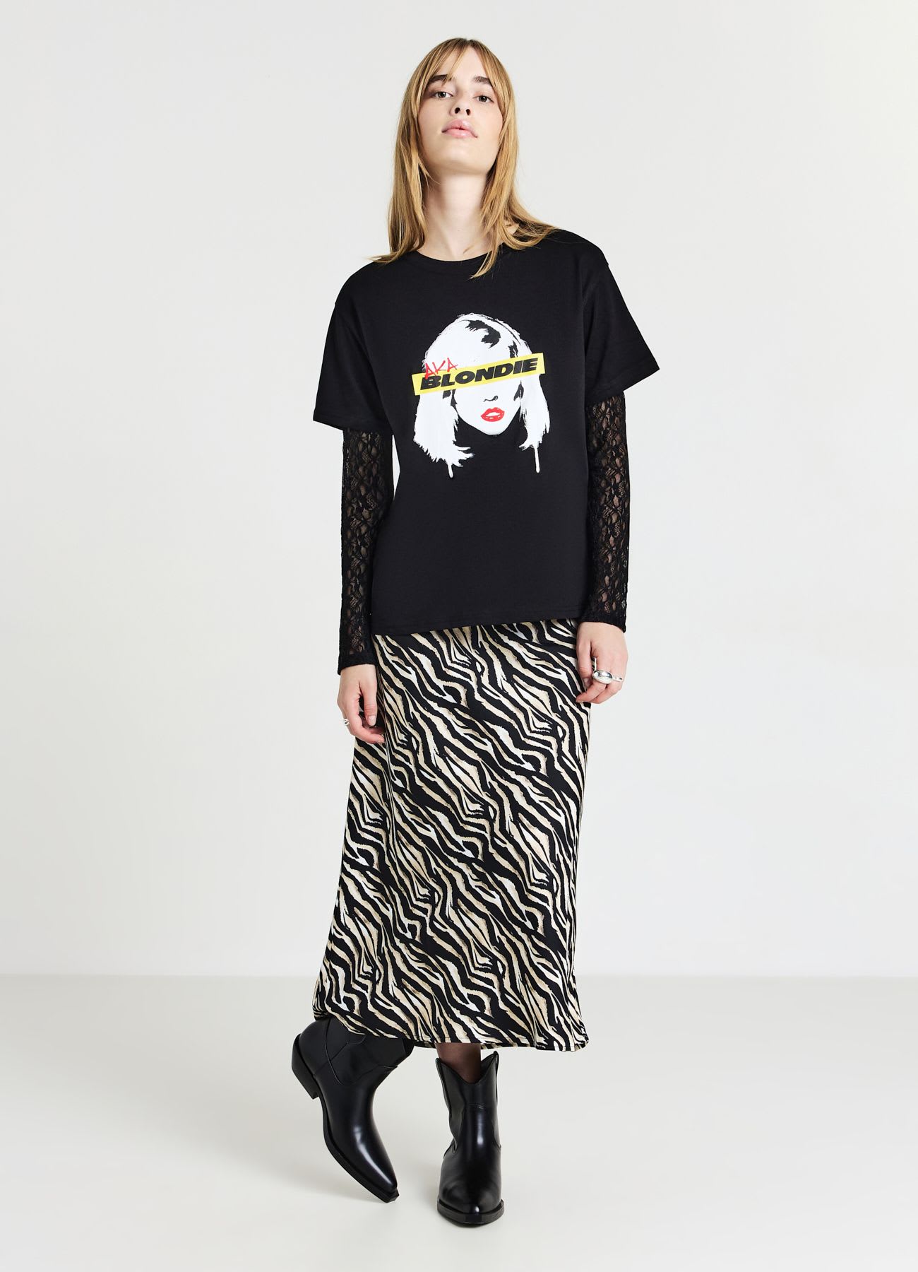 T-shirt stampa Blondie