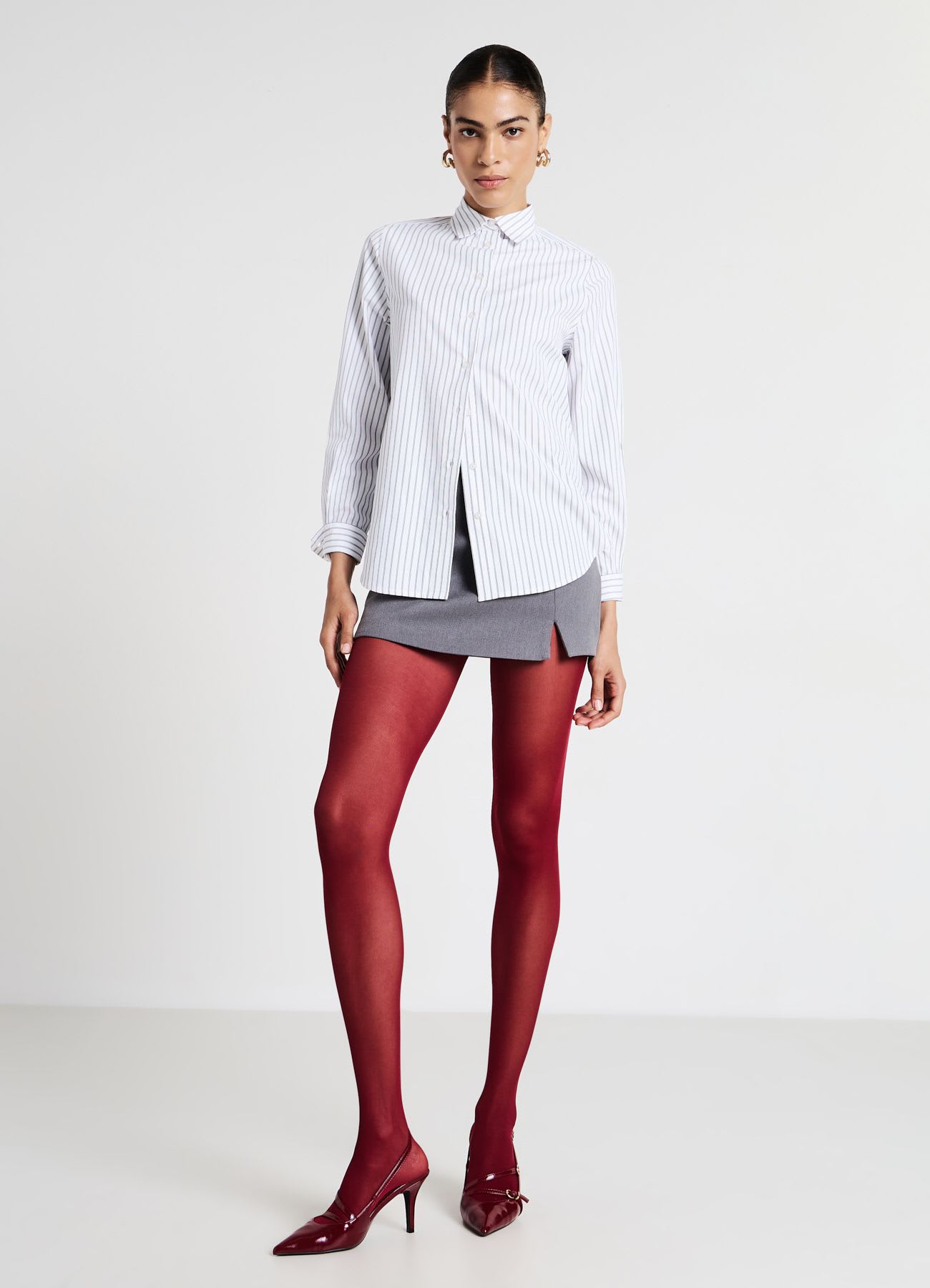 Gonna-pantalone con spacco