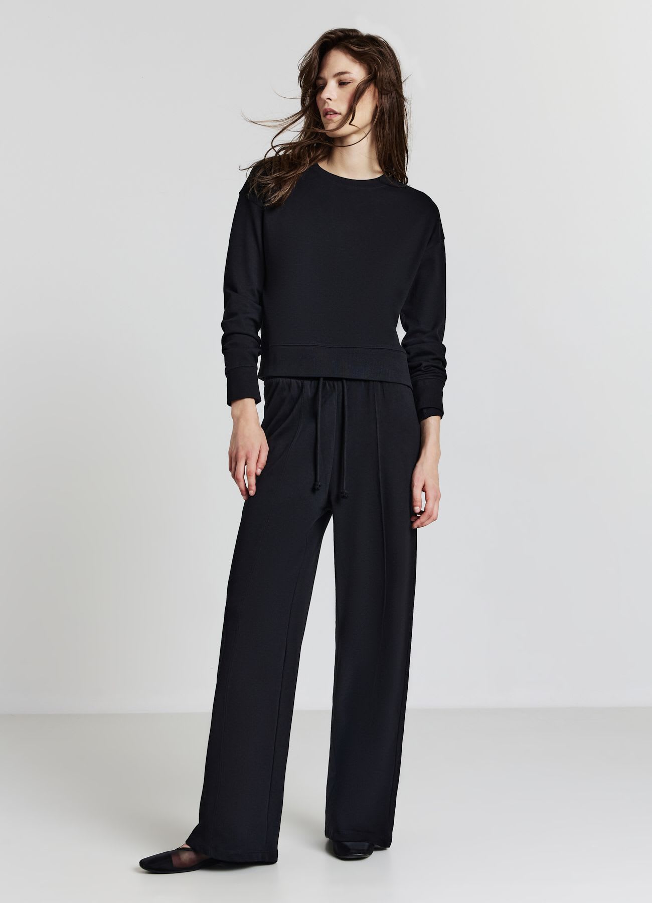 Felpa girocollo basic