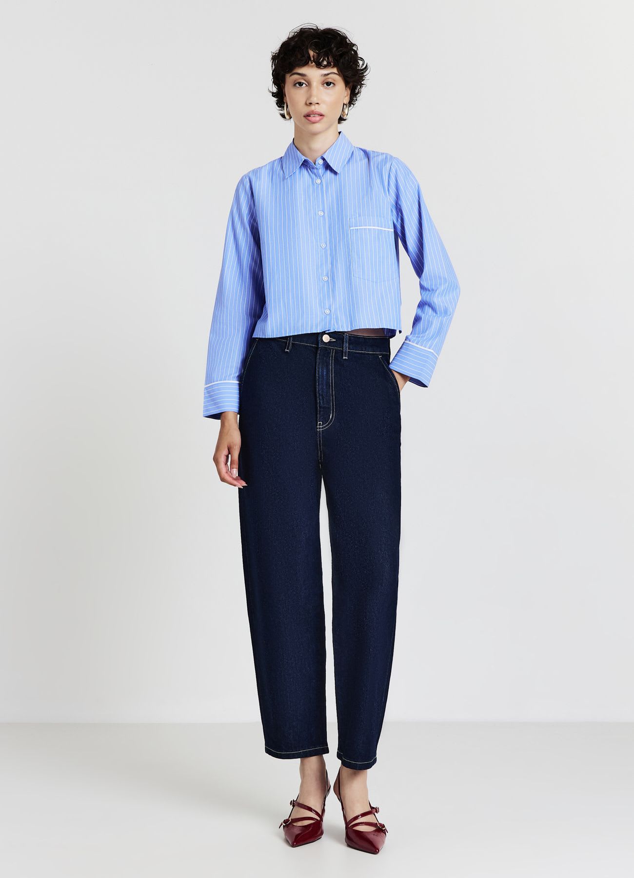Jeans carrot sartoriali