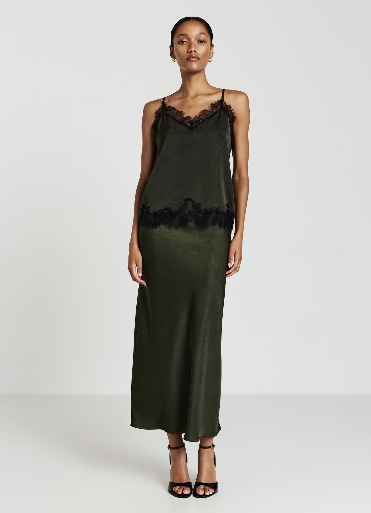 Top con inserto in pizzo