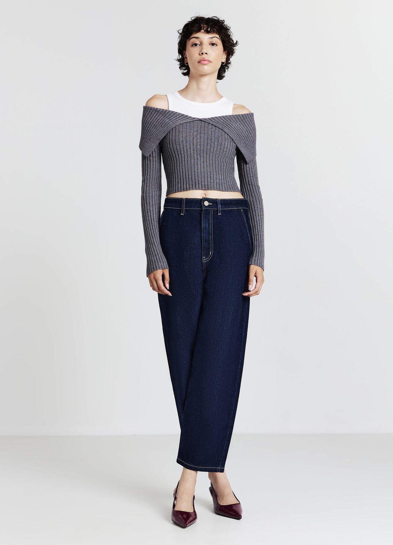 Maglia spalle scoperte