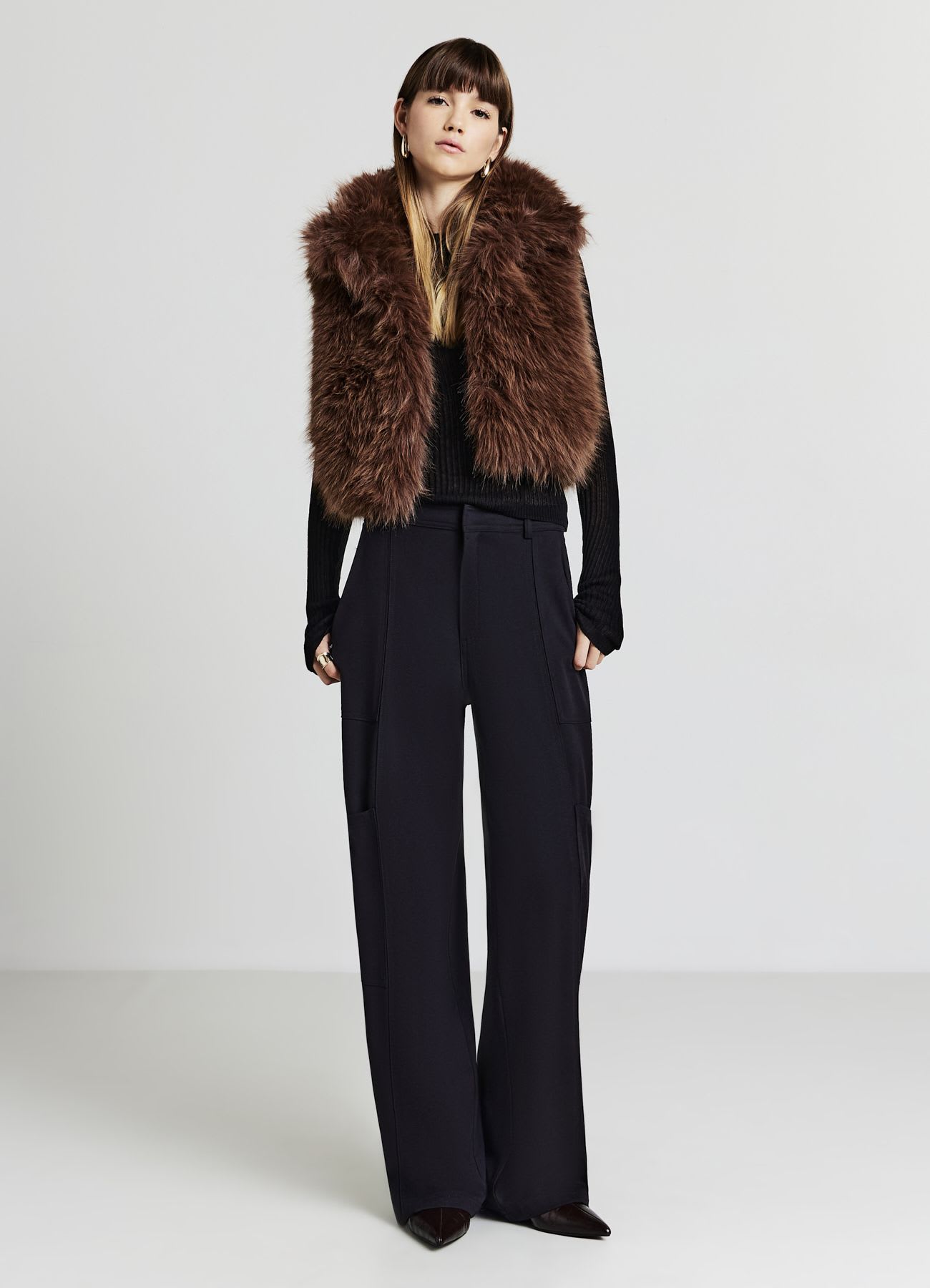 Pantaloni barrel fit