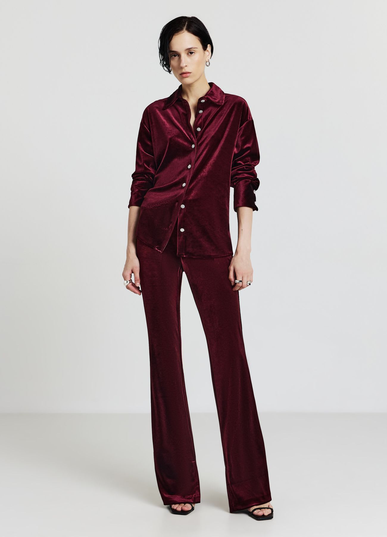 Leggings a zampa in ciniglia
