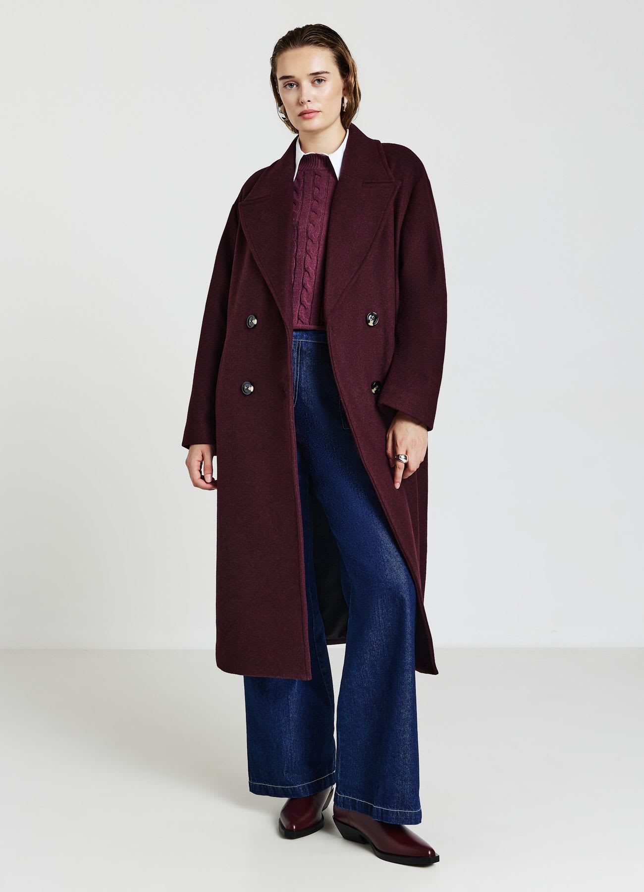Cappotto doppiopetto oversize