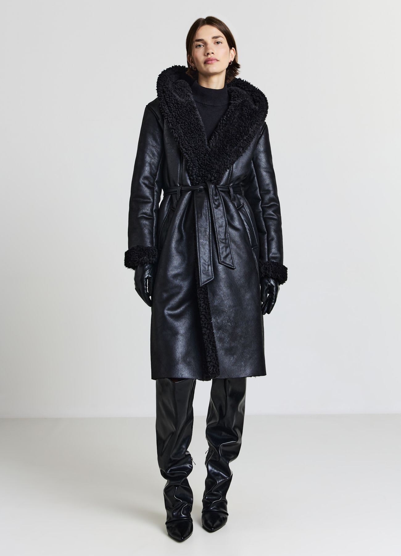 Cappotto lungo similmontone