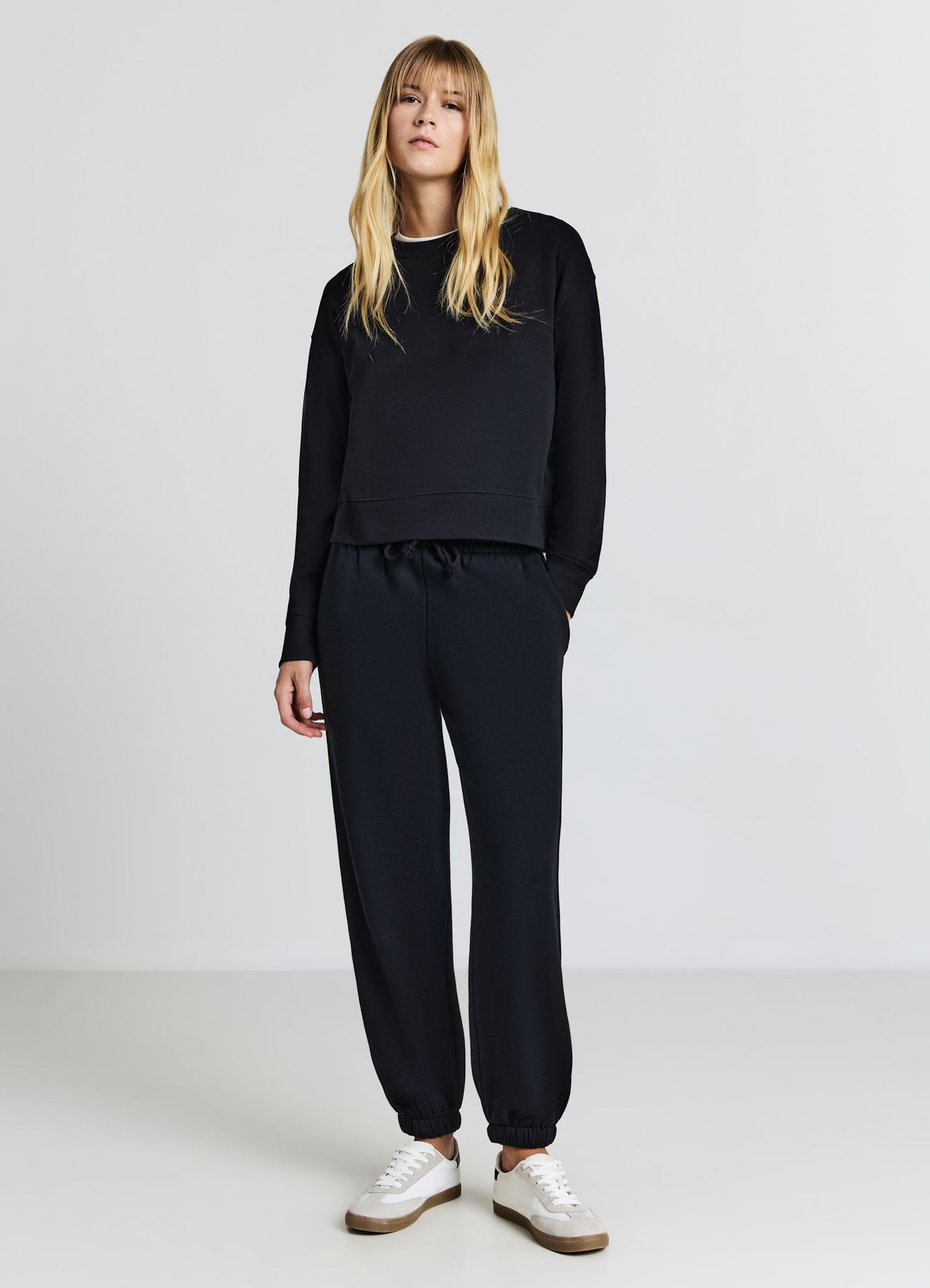 Pantaloni ginnici basic con elastico