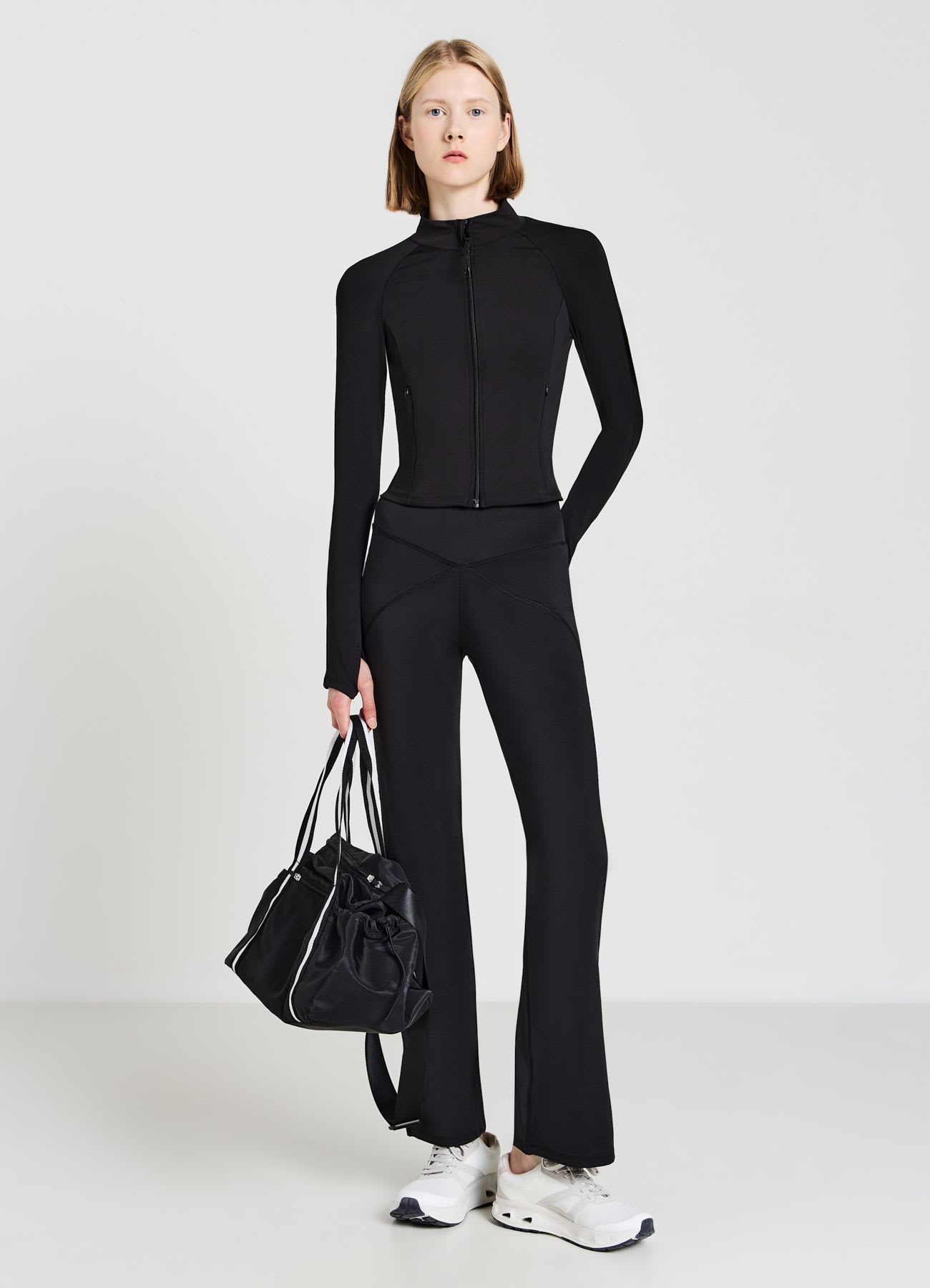 Leggings lungo con cuciture
