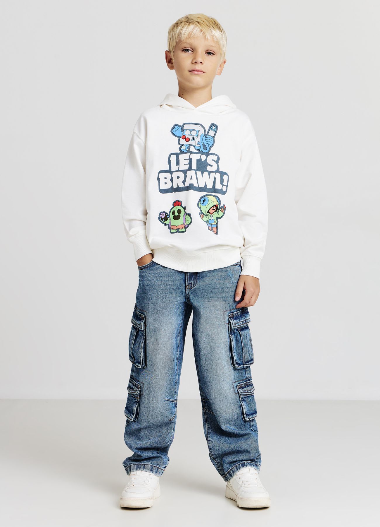 Jeans cargo multitasche