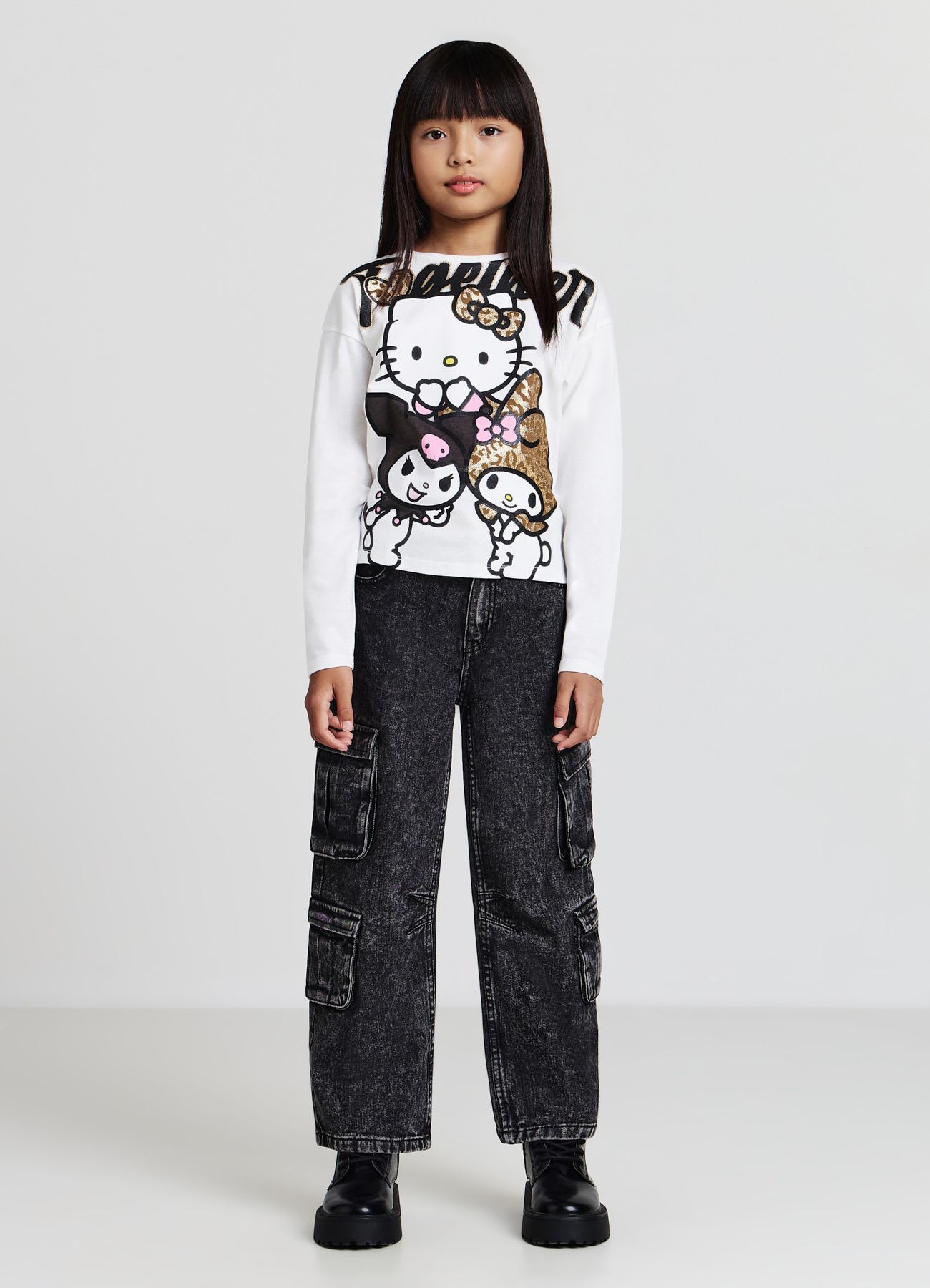 Maglietta con stampa Hello Kitty