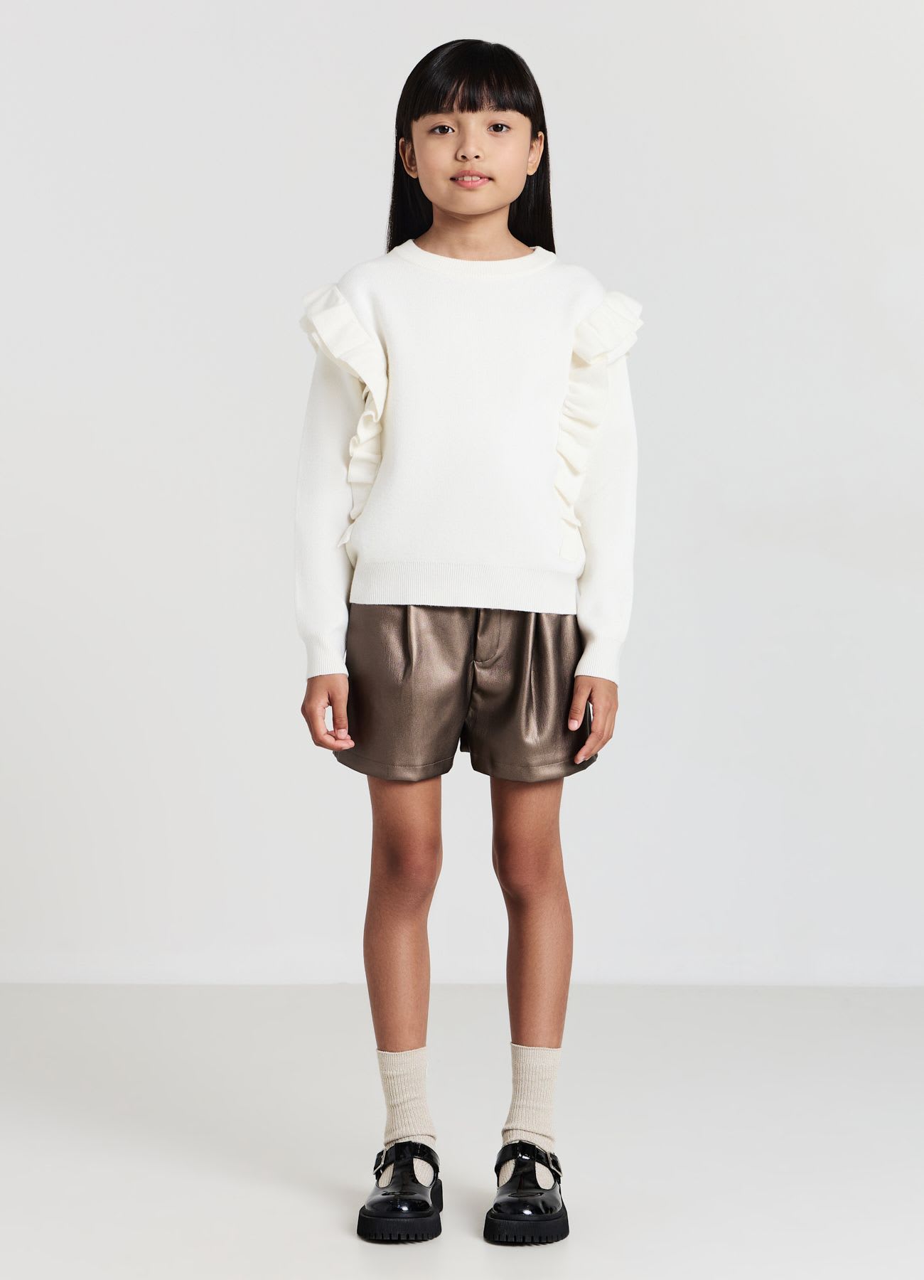 Maglia con rouches