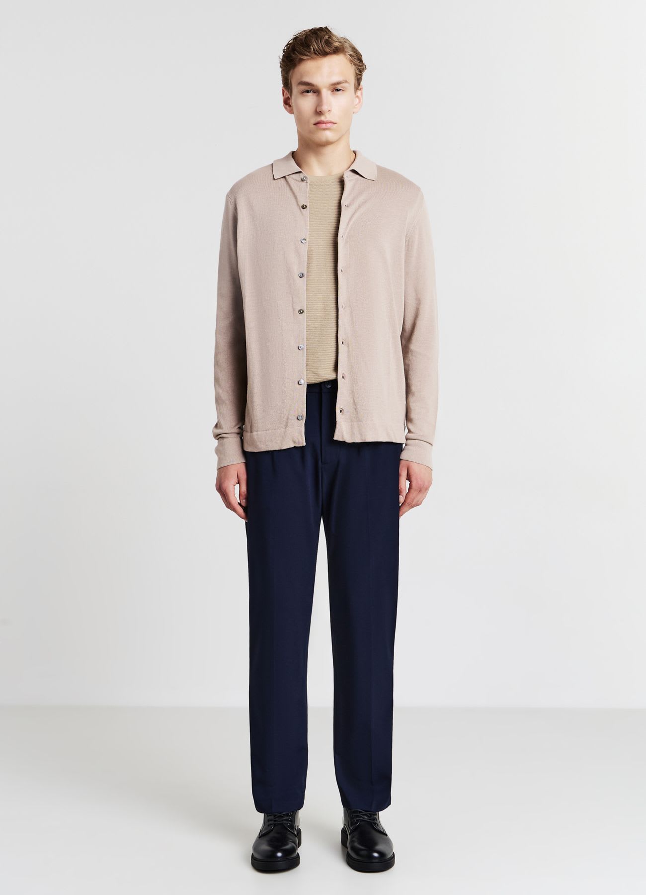 Cardigan modello camicia