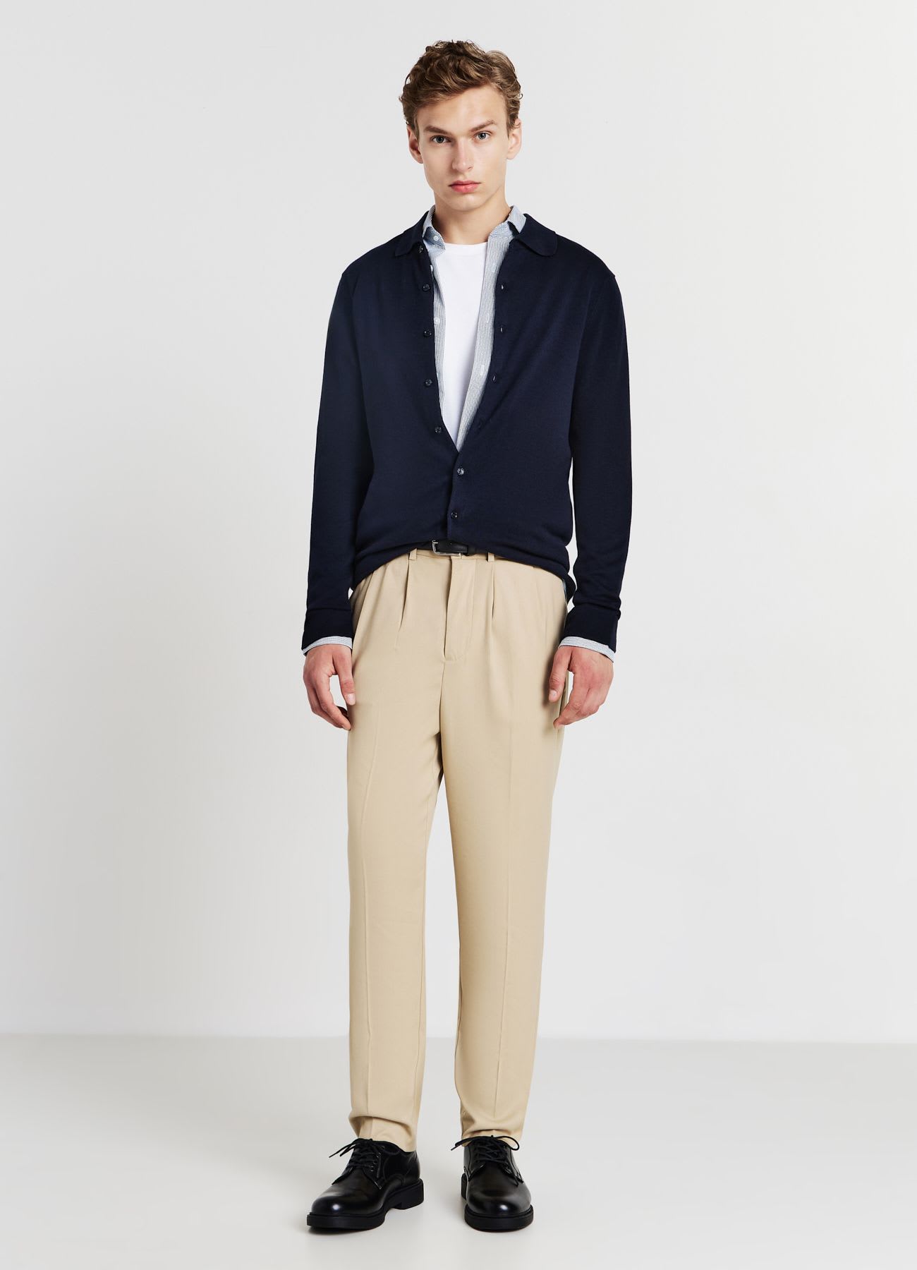 Cardigan modello camicia