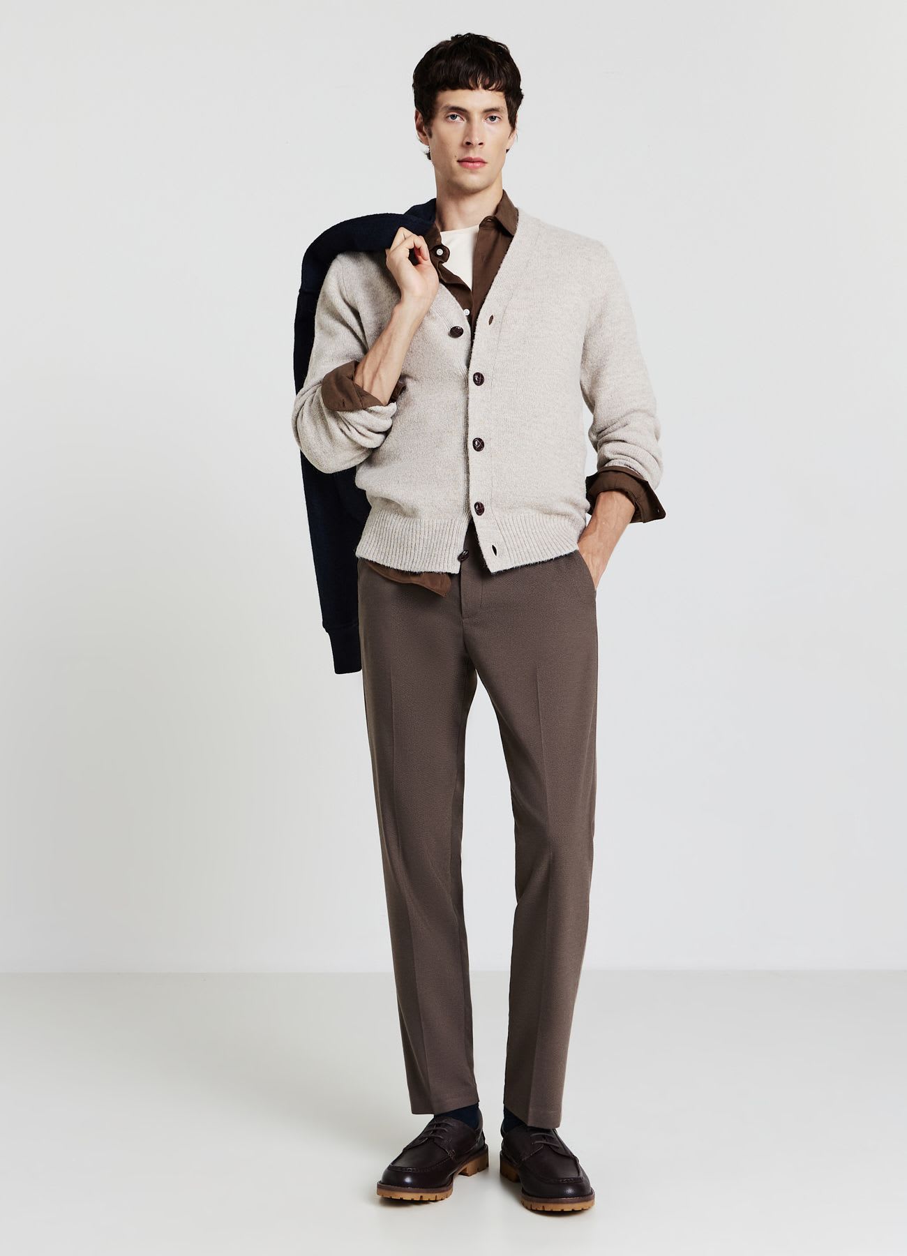 Pantaloni con tasche alla francese