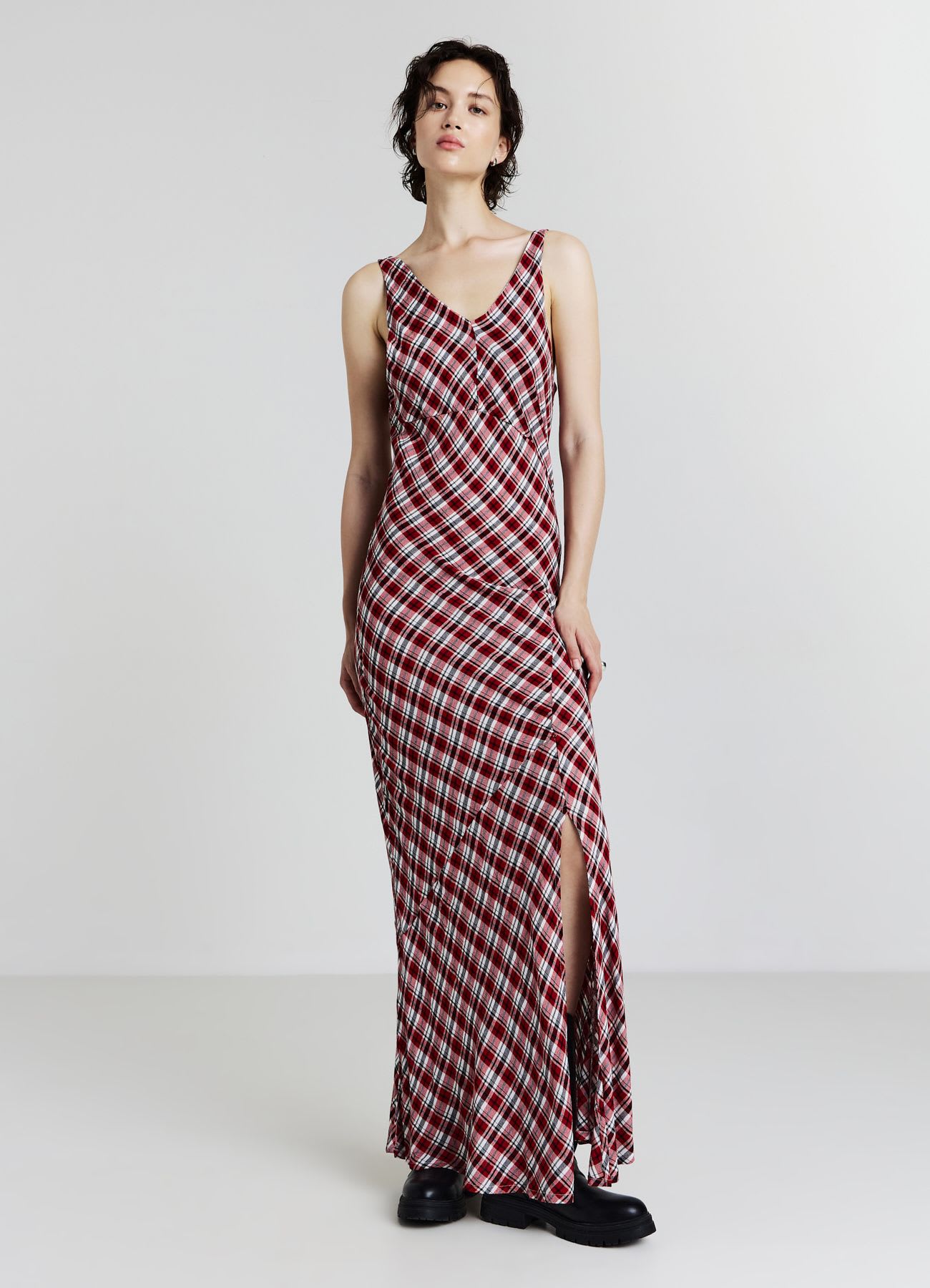 Vestito sciallato fantasia