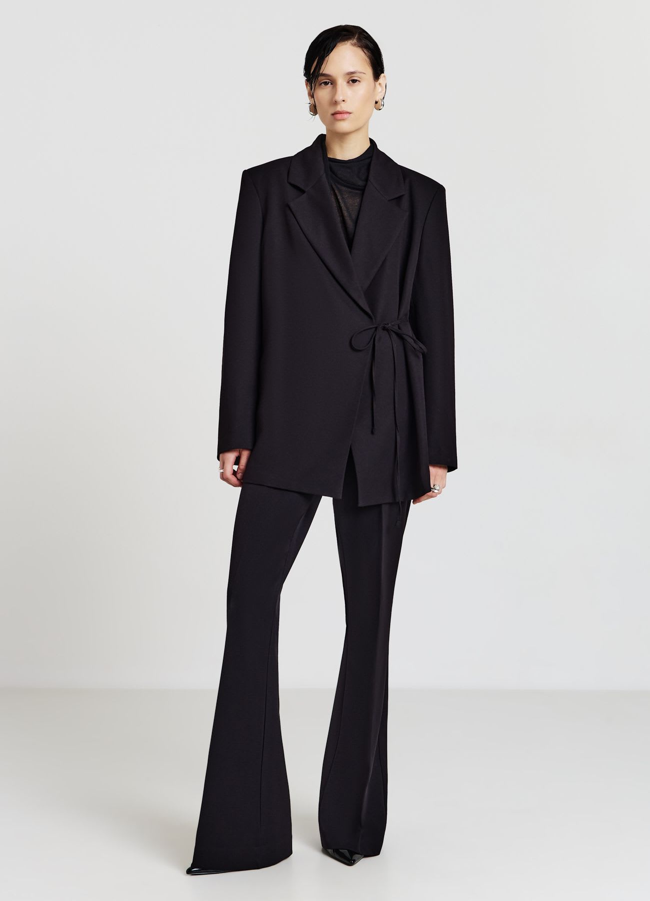 Blazer con laccio