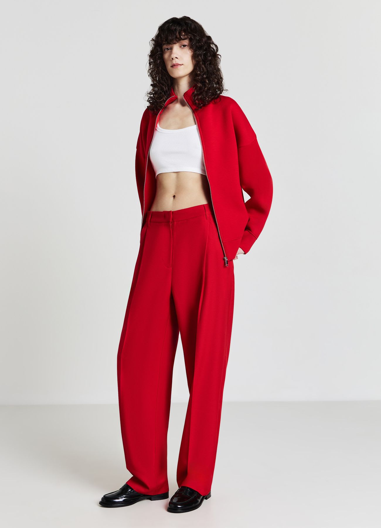 Pantaloni palazzo tinta unita