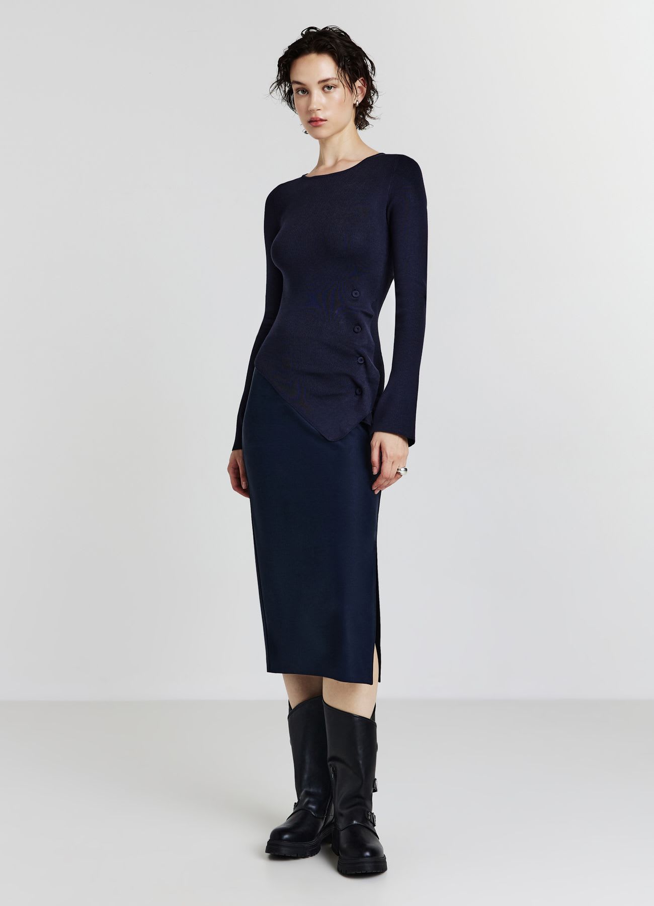 Maglia con drappeggio