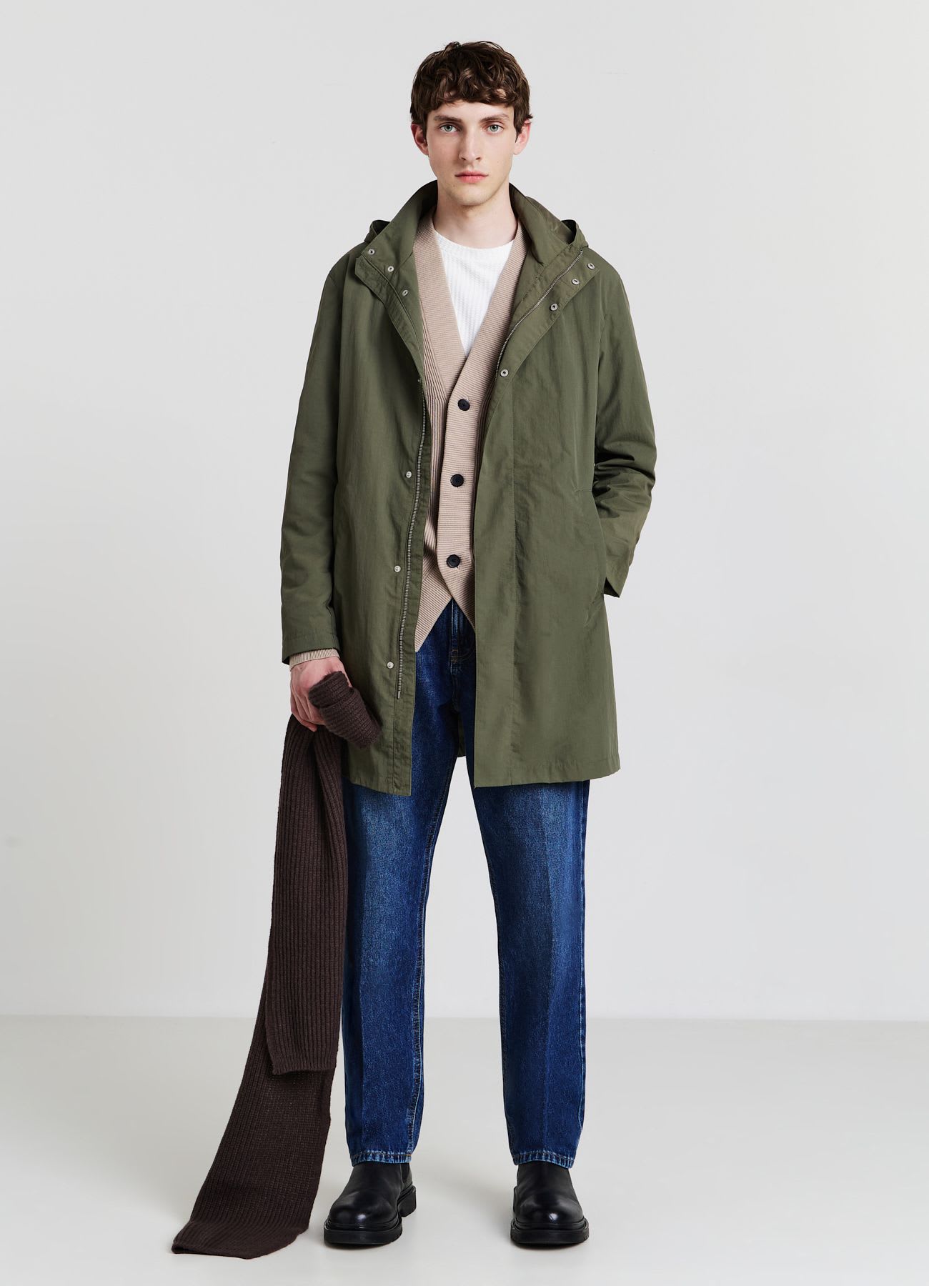 Parka leggero con cappuccio