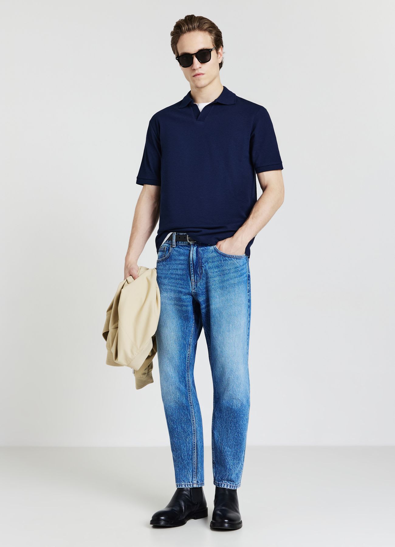 T-shirt polo in cotone