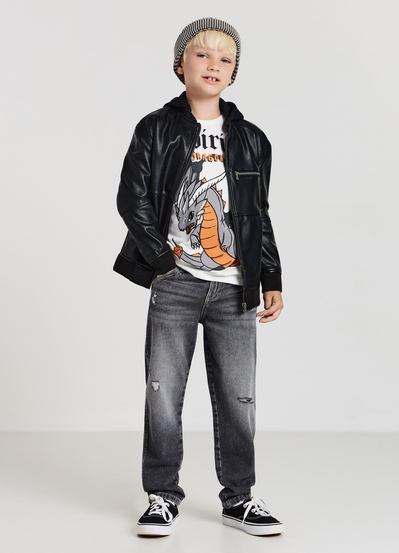 Jeans baggy con strappi