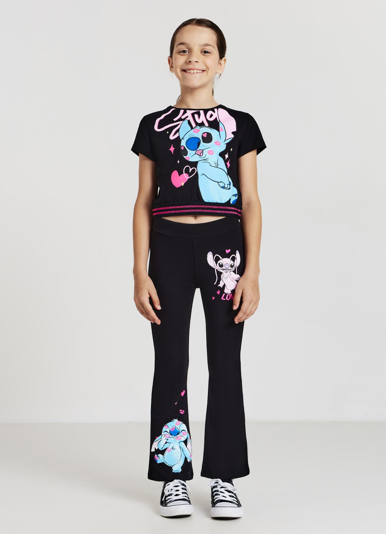Leggings lungo con stampa Stitch