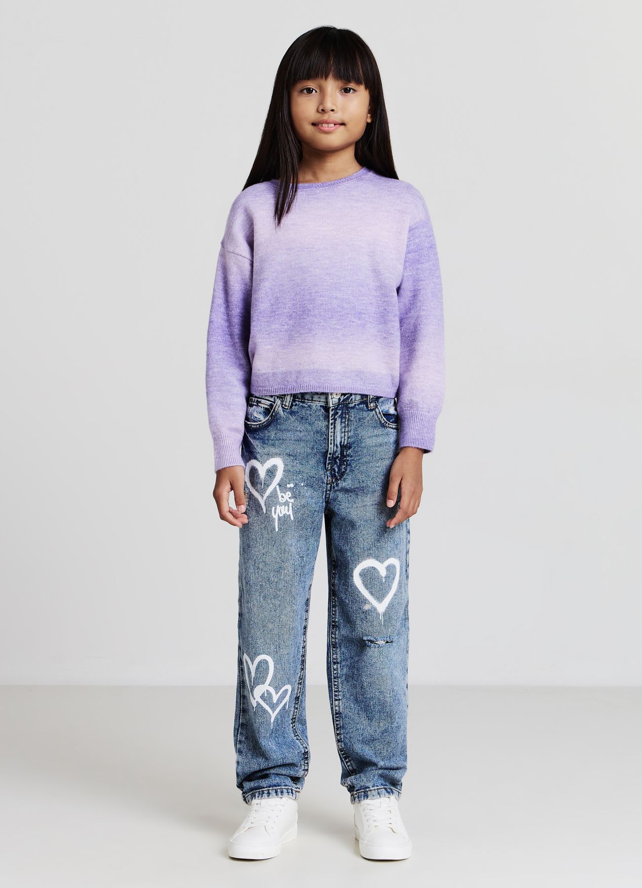 Cardigan fantasia sfumata