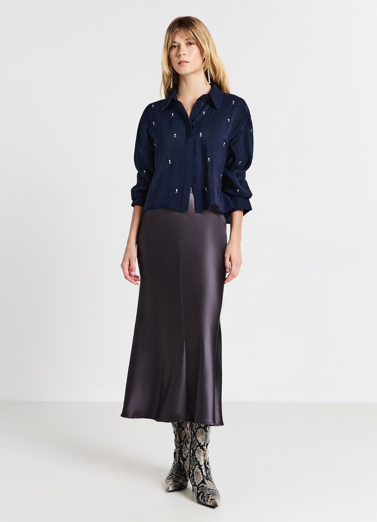 Camicia trasparenze applicazioni