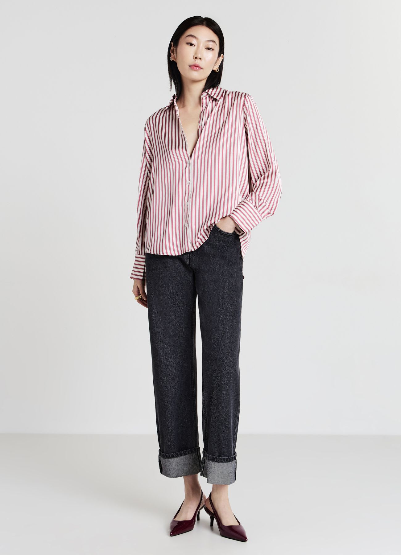 Camicia a righe