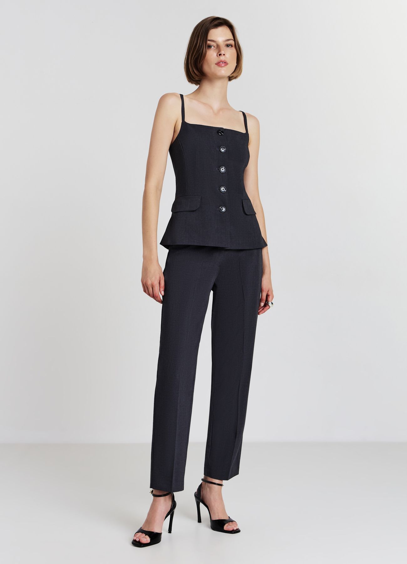 Gilet con bottoni