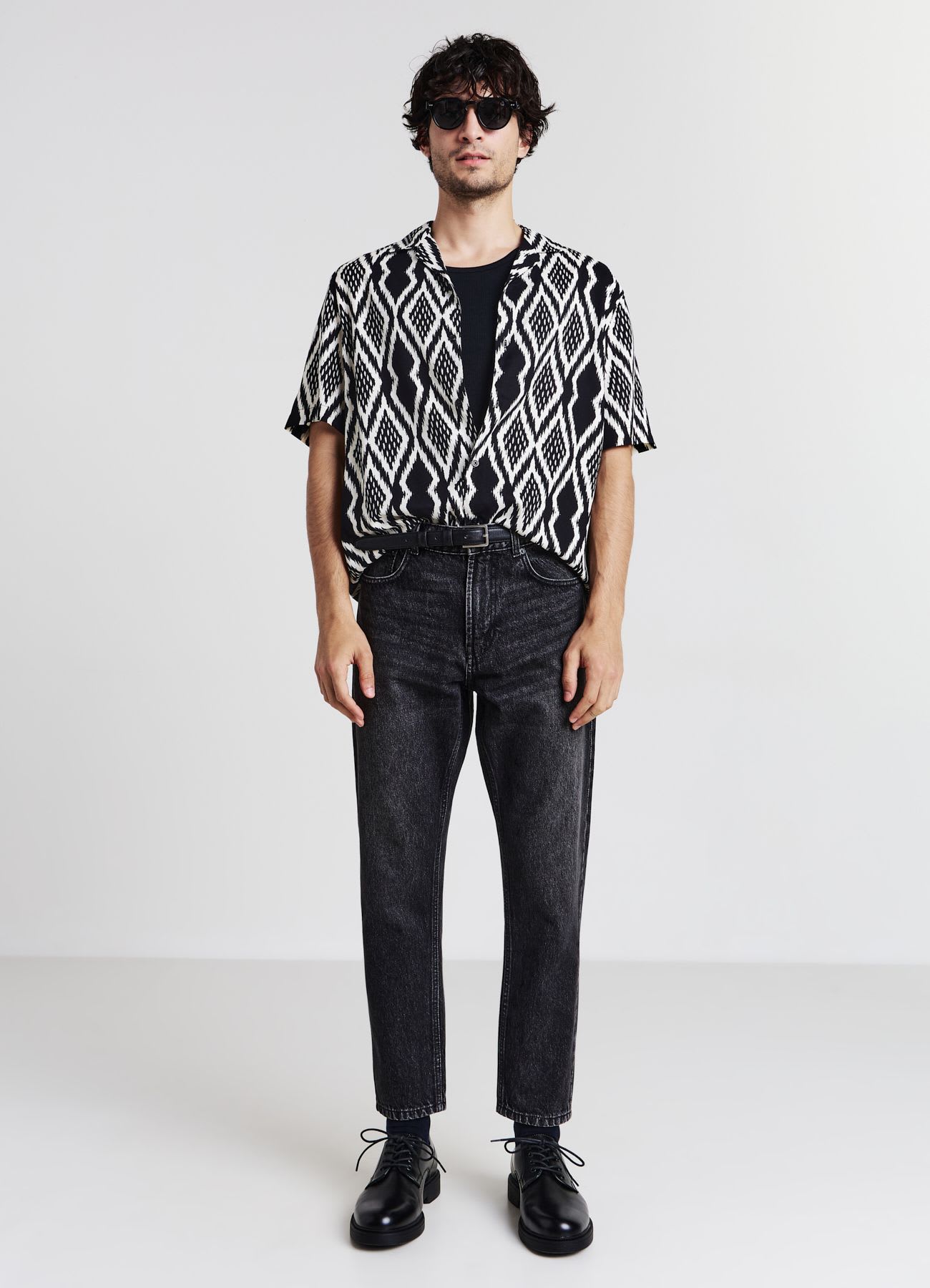 Camicia fantasia rombi