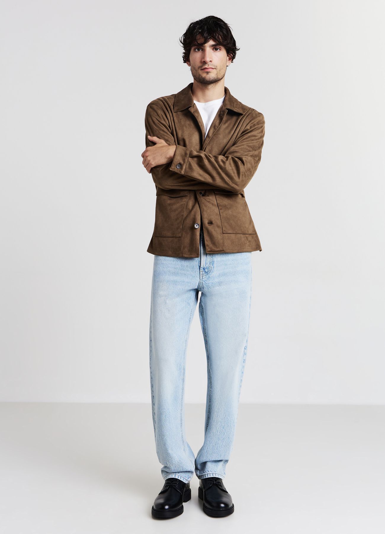 Jeans effetto slavato