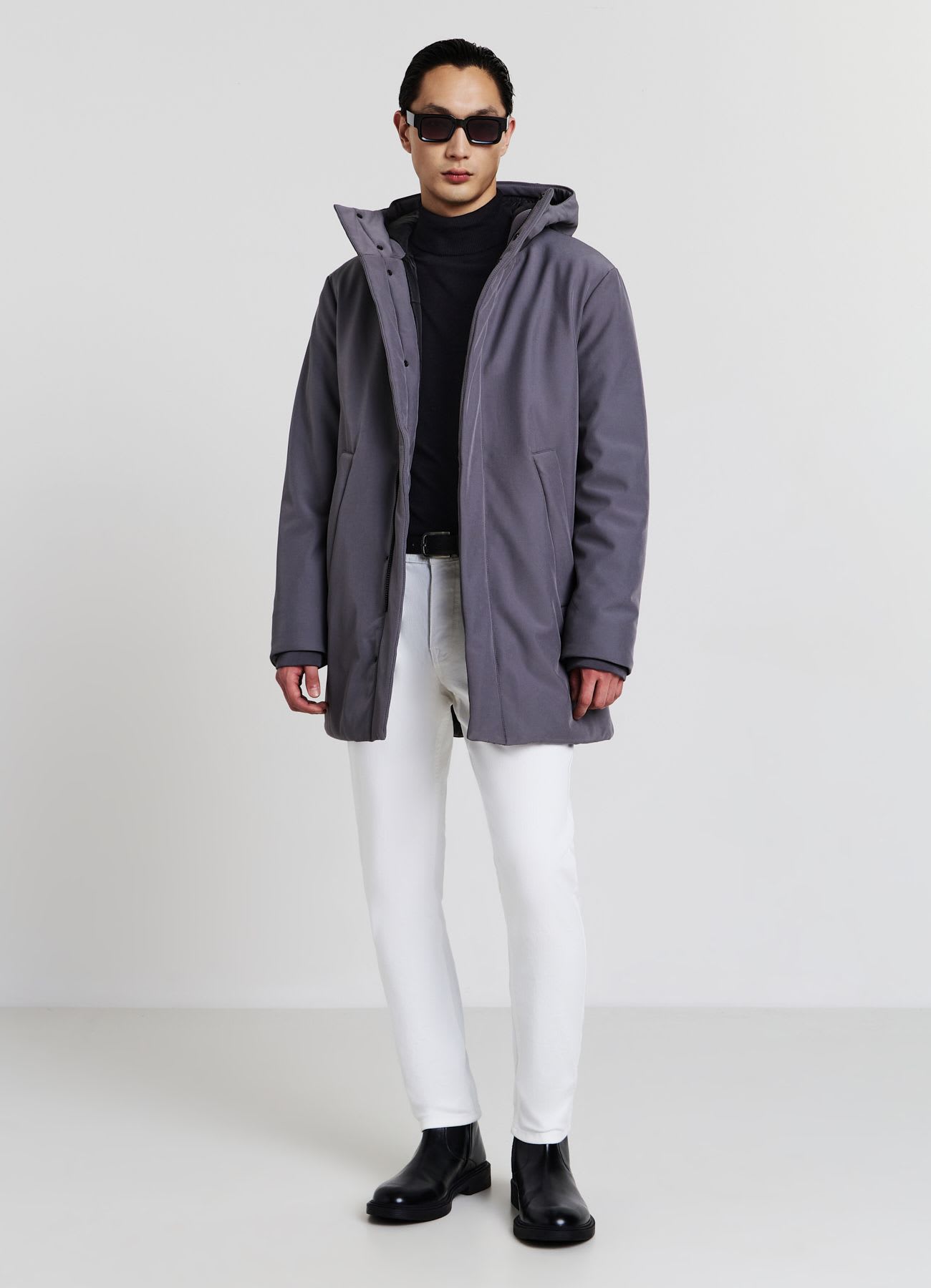 Parka con cappuccio