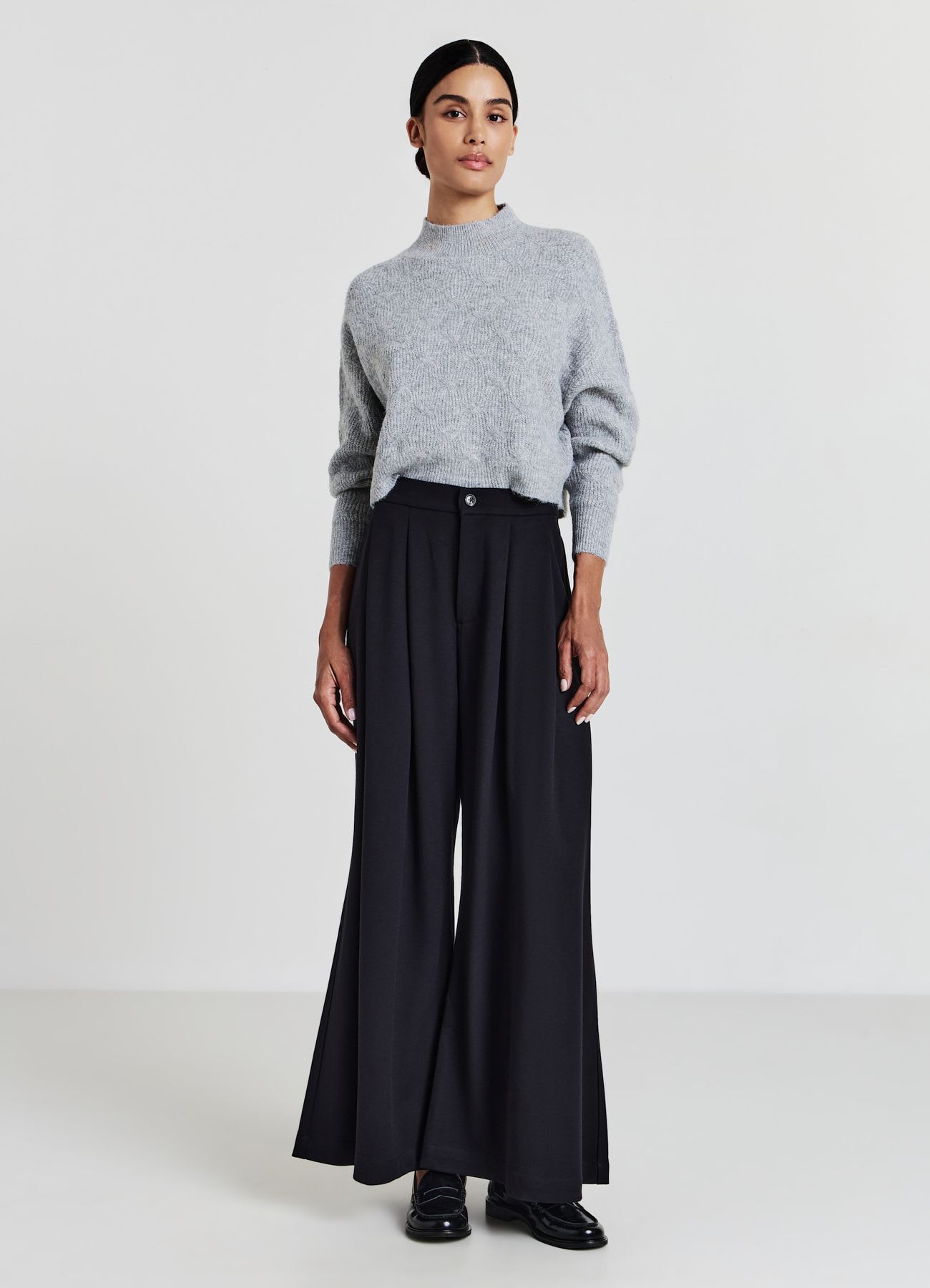 Maglia con trecce