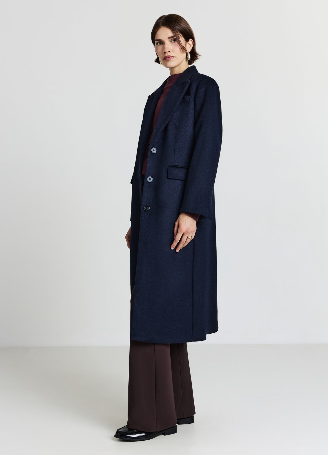 Cappotto monopetto