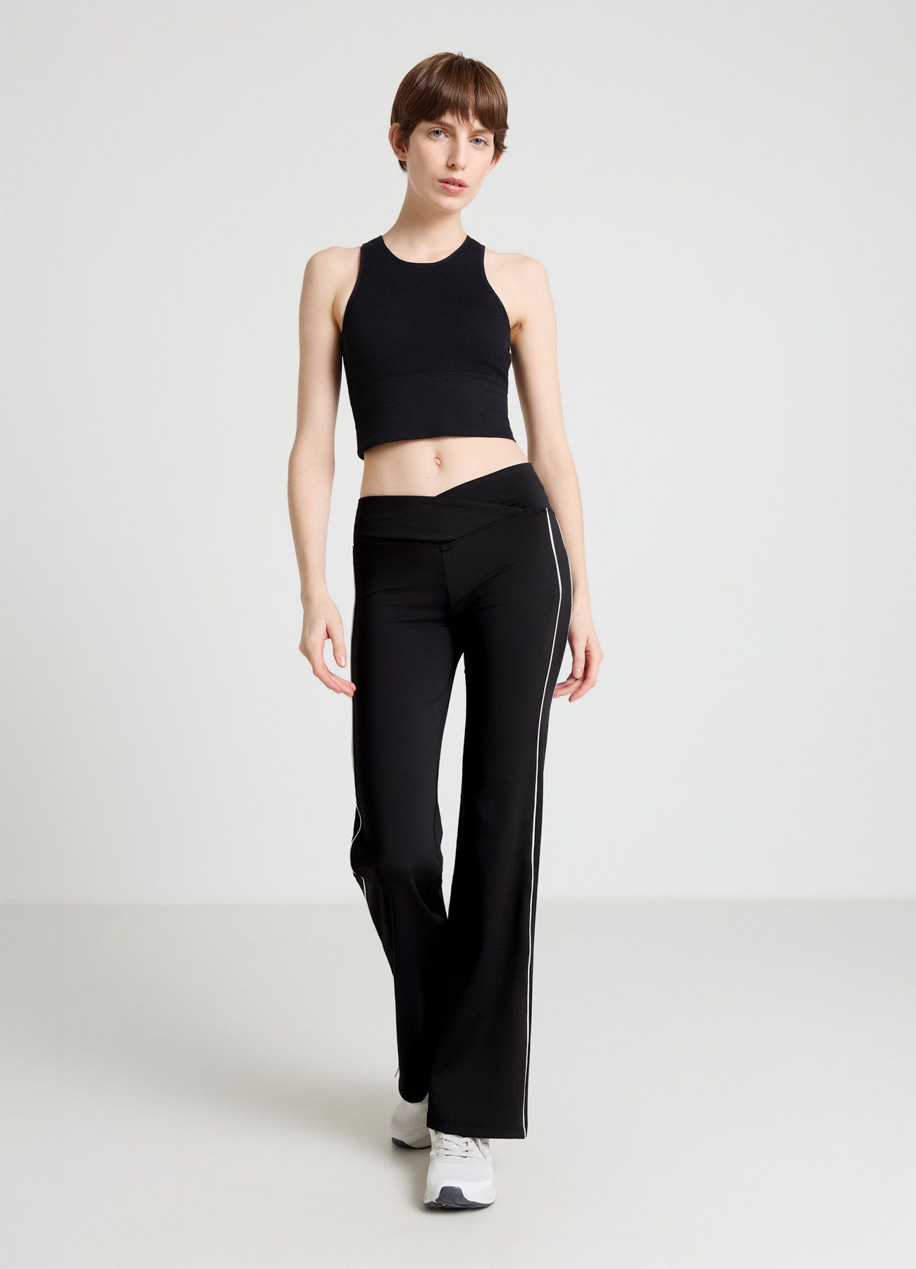 Top seamless a tinta unita