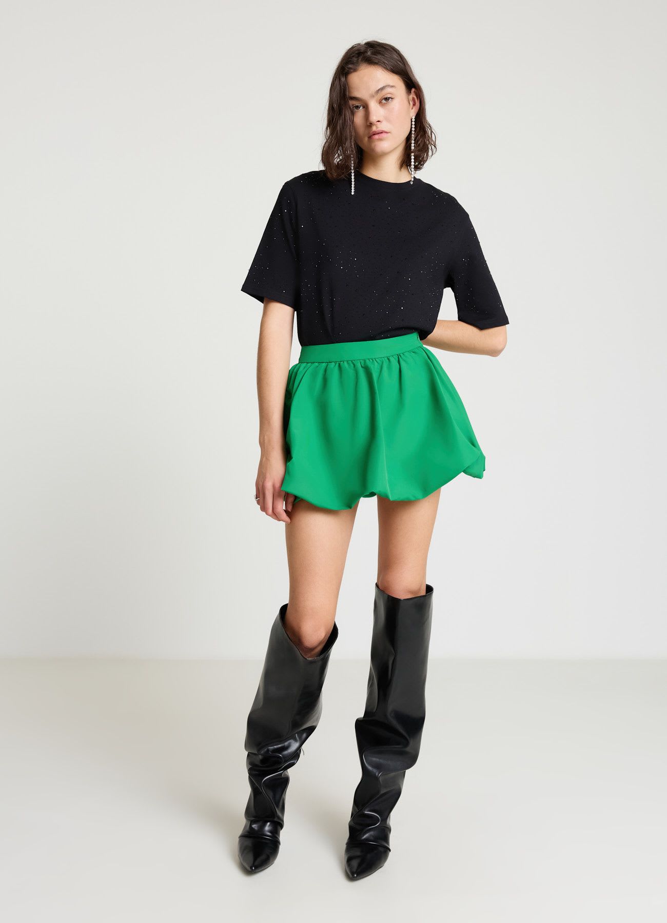T-shirt con strass